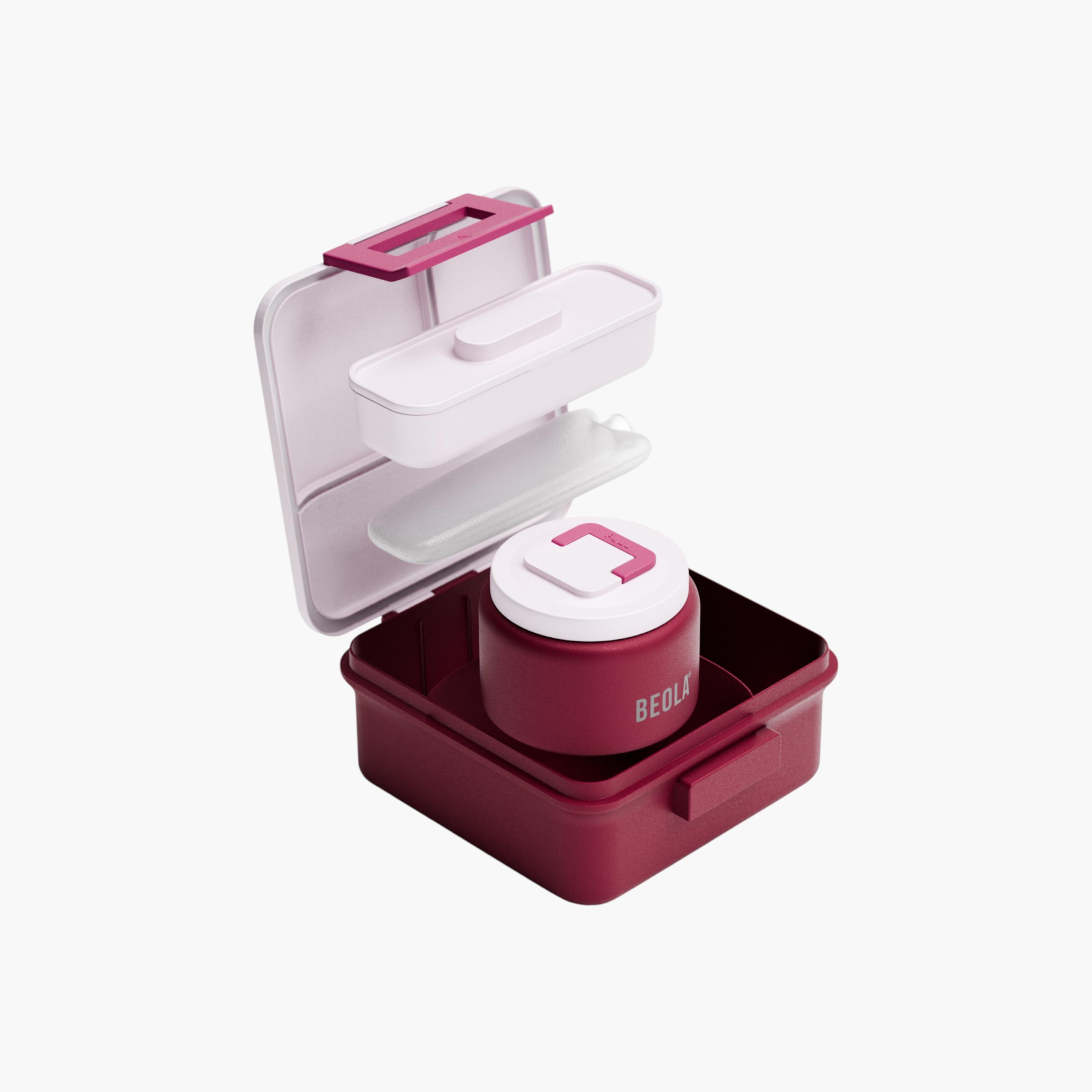 صندوق غداء 5 أقسام مع حافظة طعام من بيولا-school-lunchessentials-lunchboxes-image-1