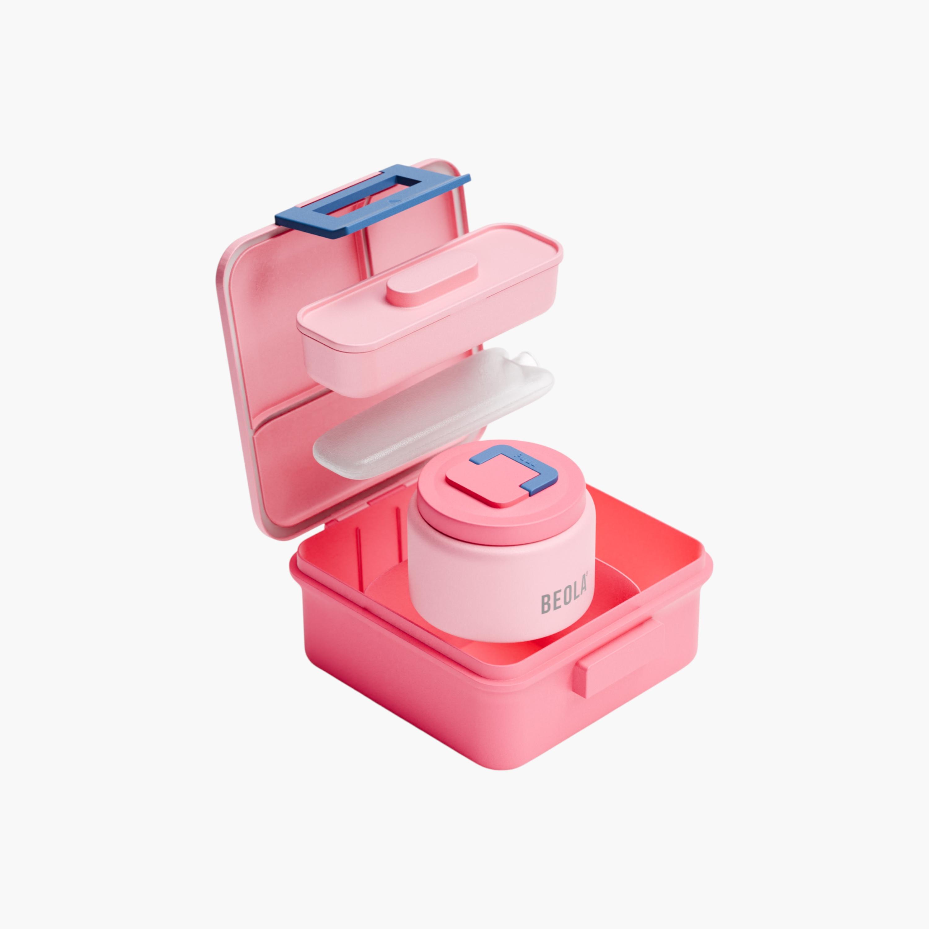 صندوق غداء 5 أقسام مع حافظة طعام من بيولا-school-lunchessentials-lunchboxes-image-1