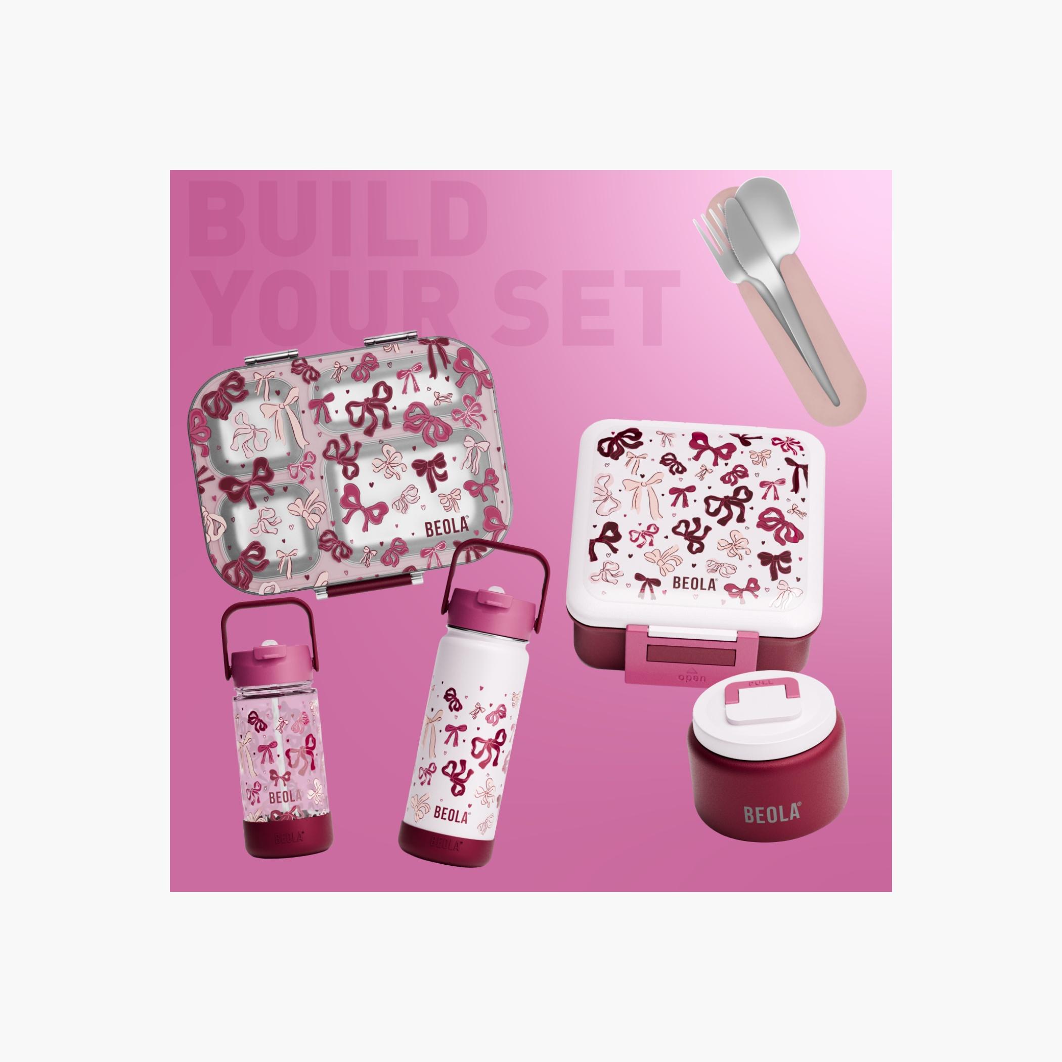 صندوق غداء 4 أقسام بطبعات فيونكة من بيولا-school-lunchessentials-lunchboxes-image-2