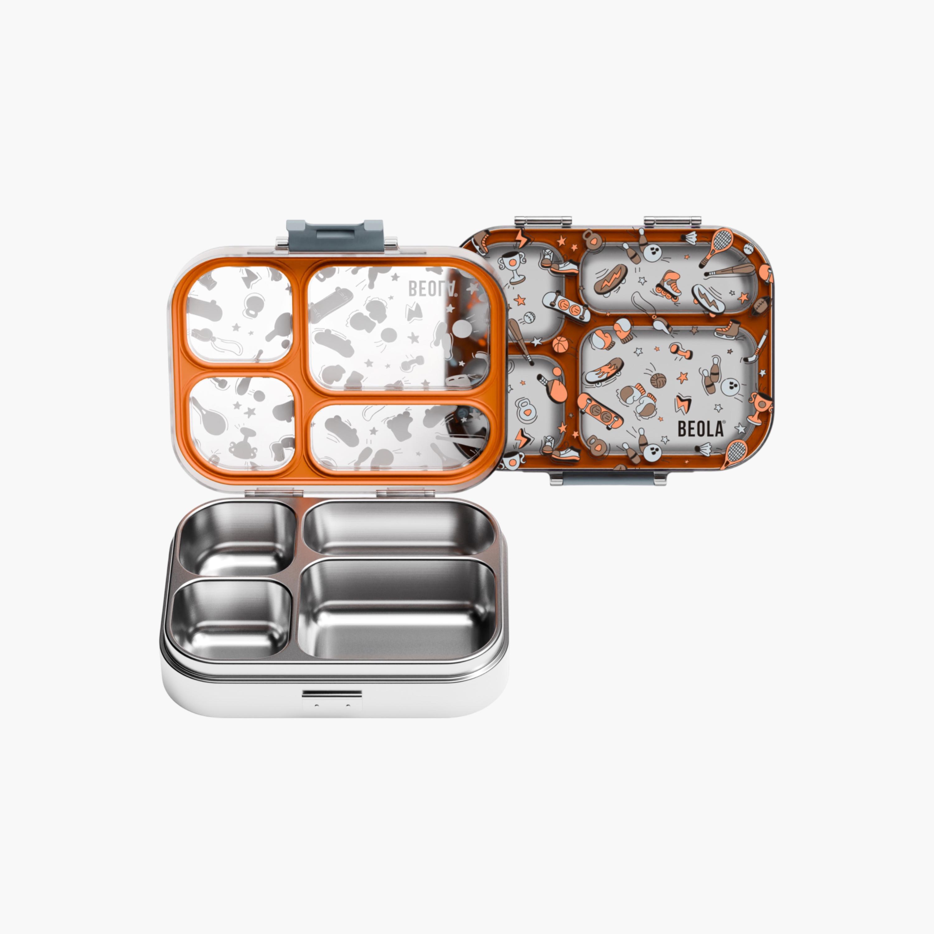 صندوق غداء 4 أقسام بطبعات فيونكة من بيولا-school-lunchessentials-lunchboxes-image-1