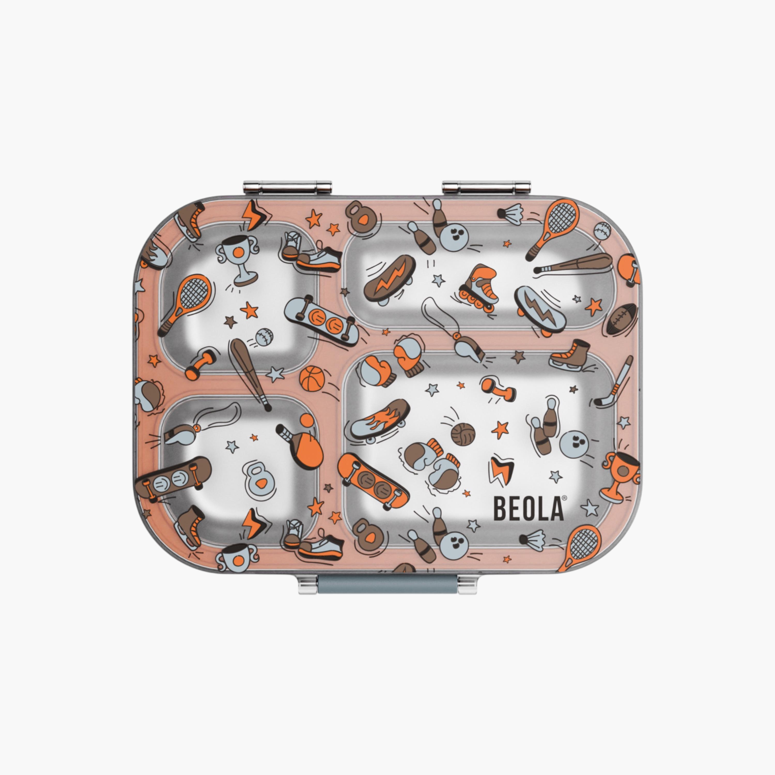 صندوق غداء 4 أقسام بطبعات فيونكة من بيولا-school-lunchessentials-lunchboxes-image-2