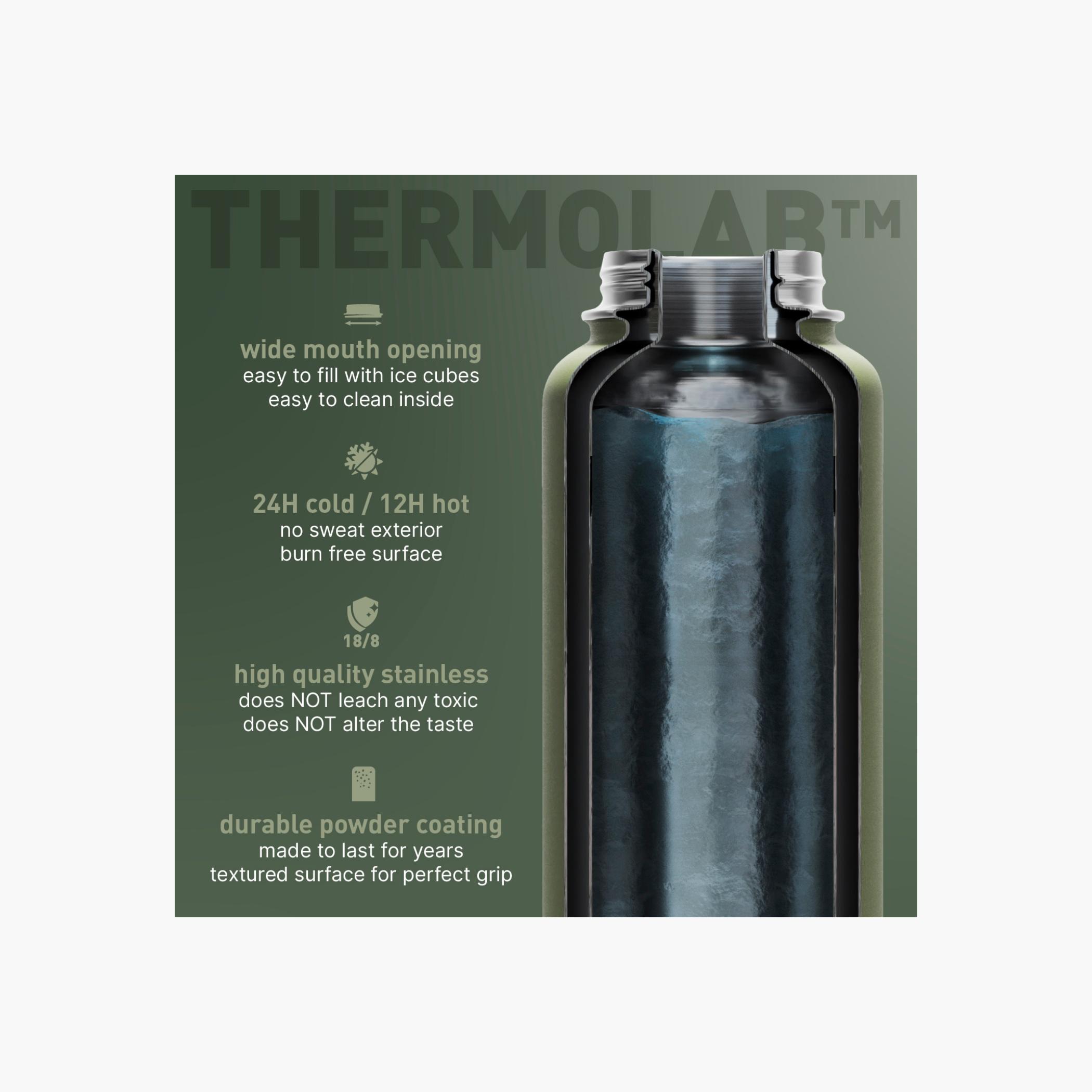 BEOLA Solid Vacuum Insulated Water Bottle - 950 ml-school-waterbottles-image-3