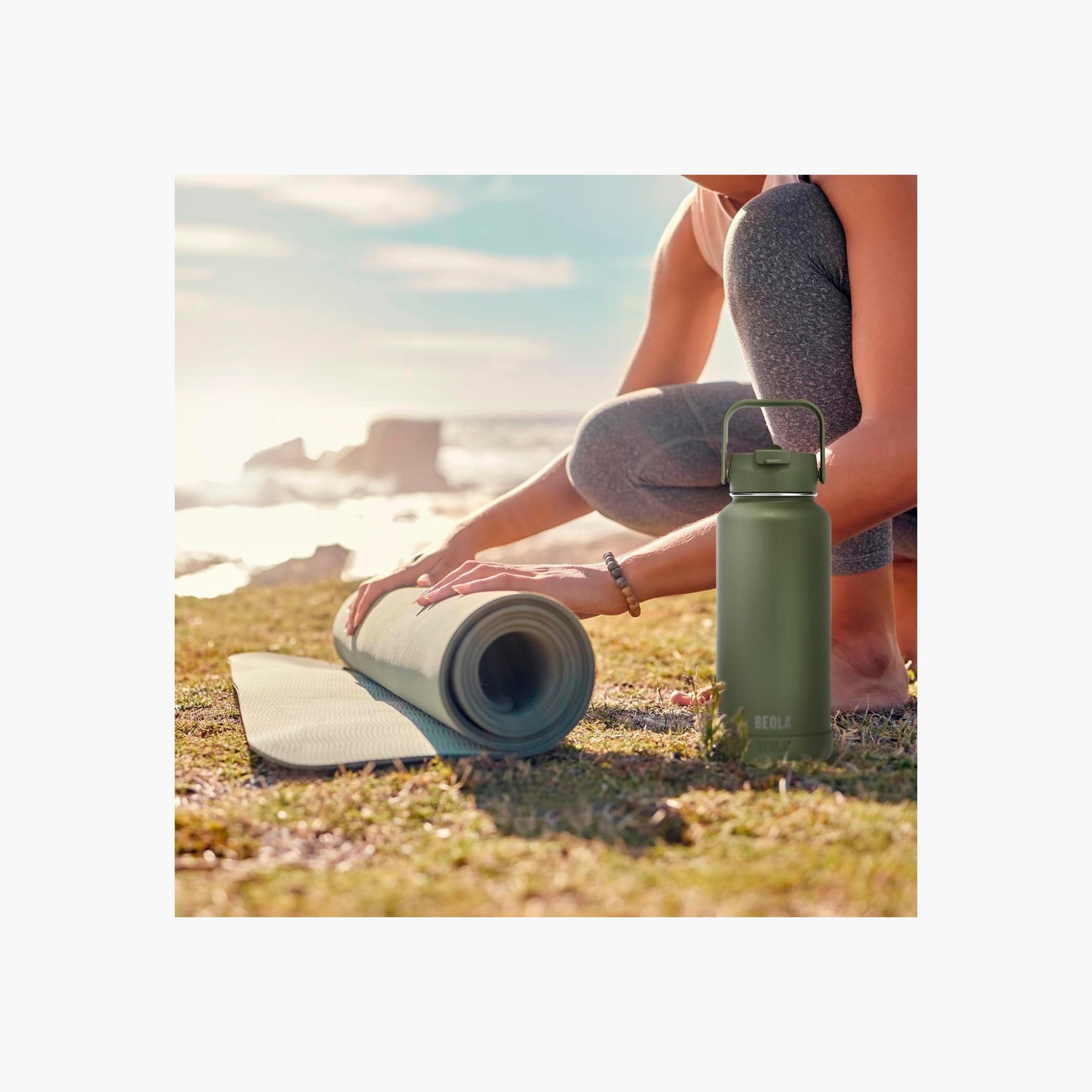 BEOLA Solid Vacuum Insulated Water Bottle - 950 ml-school-waterbottles-image-5
