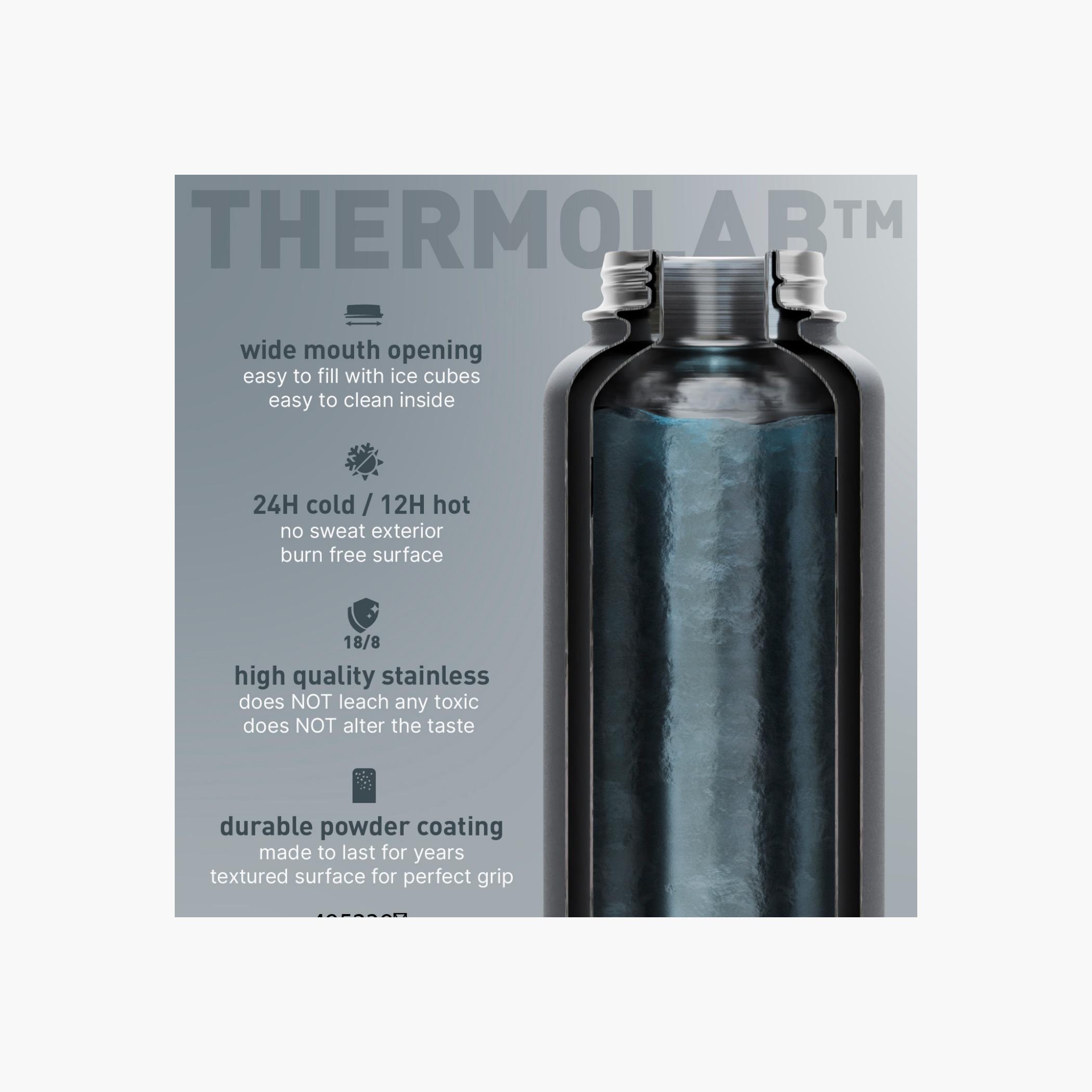 BEOLA Solid Vacuum Insulated Water Bottle - 1.2 L-school-waterbottles-image-5