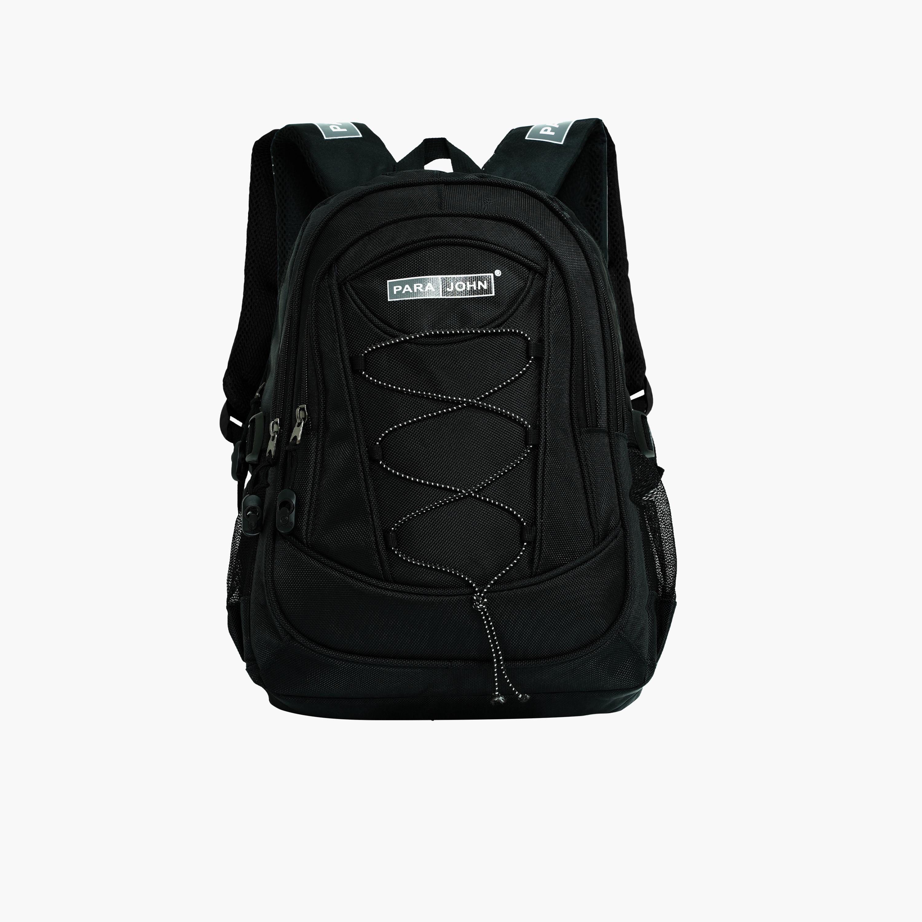 Para John 18 Inches Backpack, Nylon, Adjustable Shoulder Straps | PJSB6008A18-school-bagsandbackpacks-backpacks-image-1