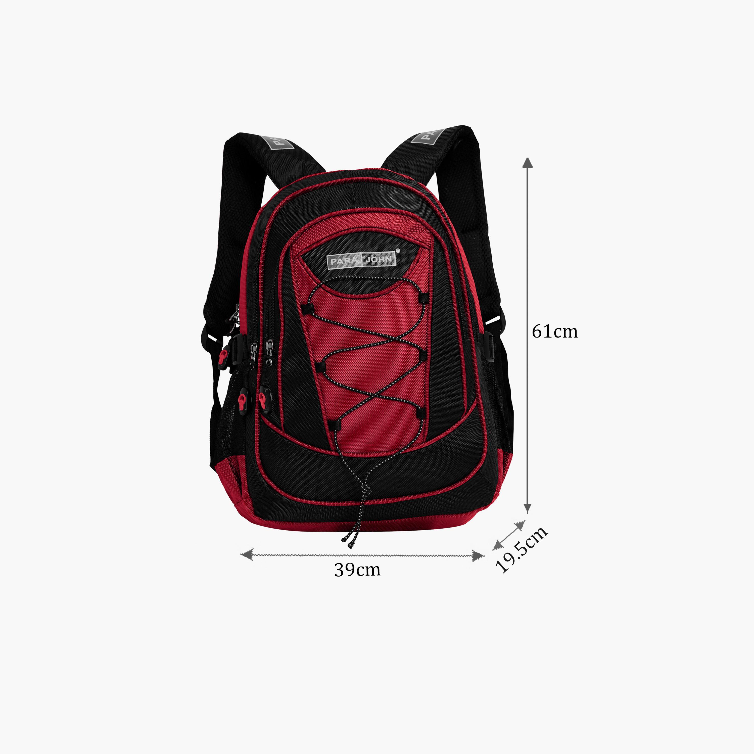 Para John 18 Inches Backpack, Nylon, Adjustable Shoulder Straps | PJSB6008A18-school-bagsandbackpacks-backpacks-image-8