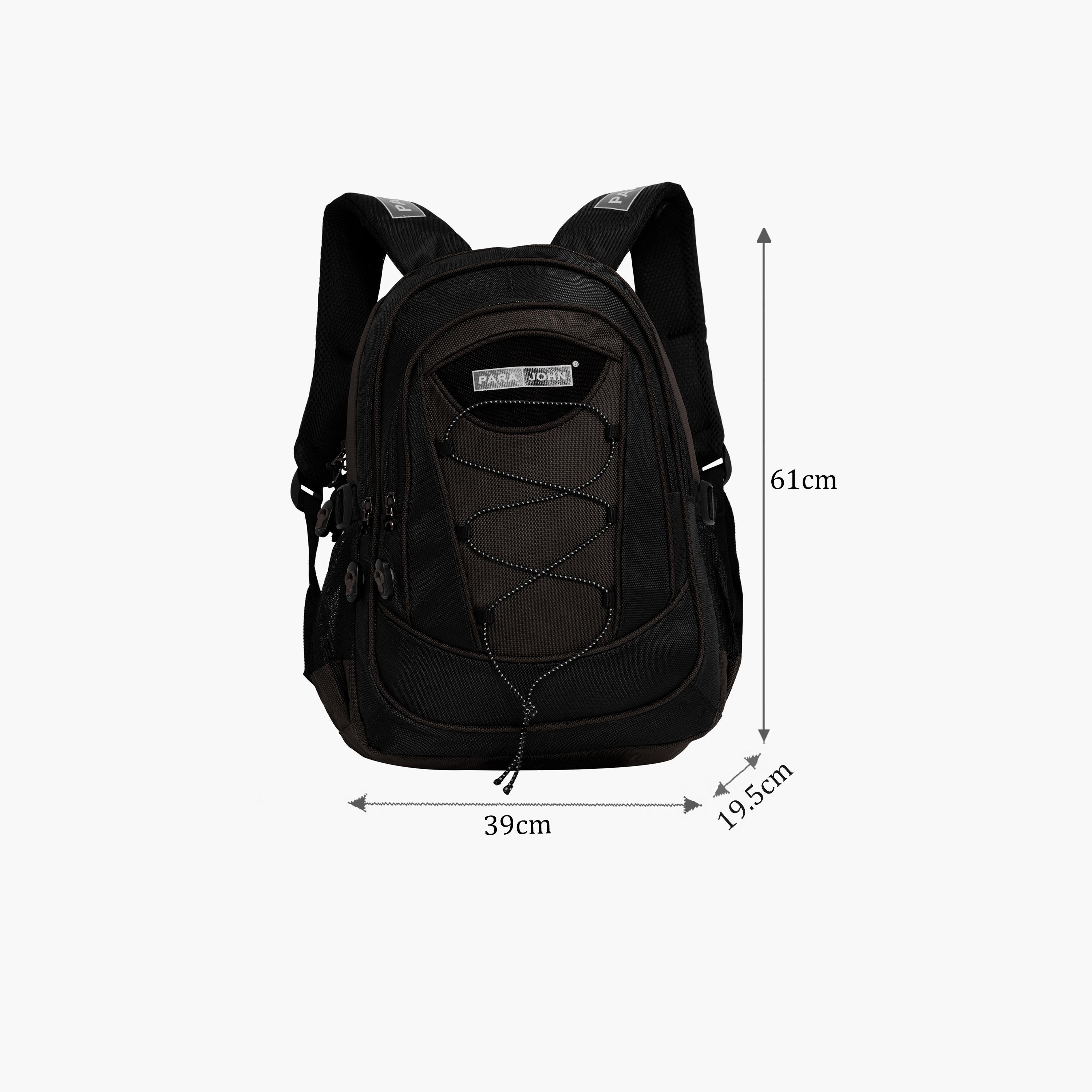 Para John 18 Inches Backpack, Nylon, Adjustable Shoulder Straps | PJSB6008A18-school-bagsandbackpacks-backpacks-image-20