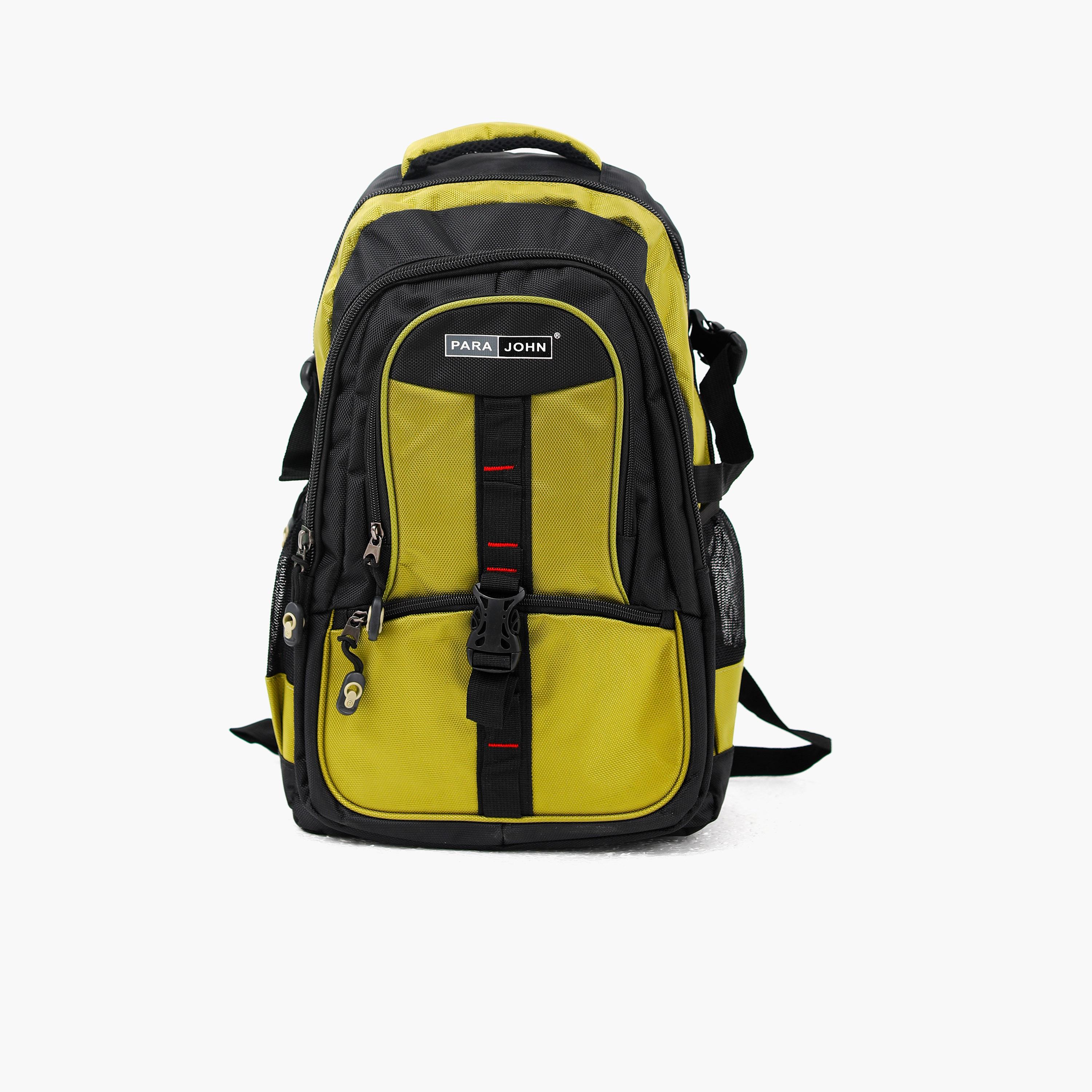 Para John 18 Inches Backpack, Nylon, Adjustable Shoulder Straps | PJSB6007A18-school-bagsandbackpacks-backpacks-image-1