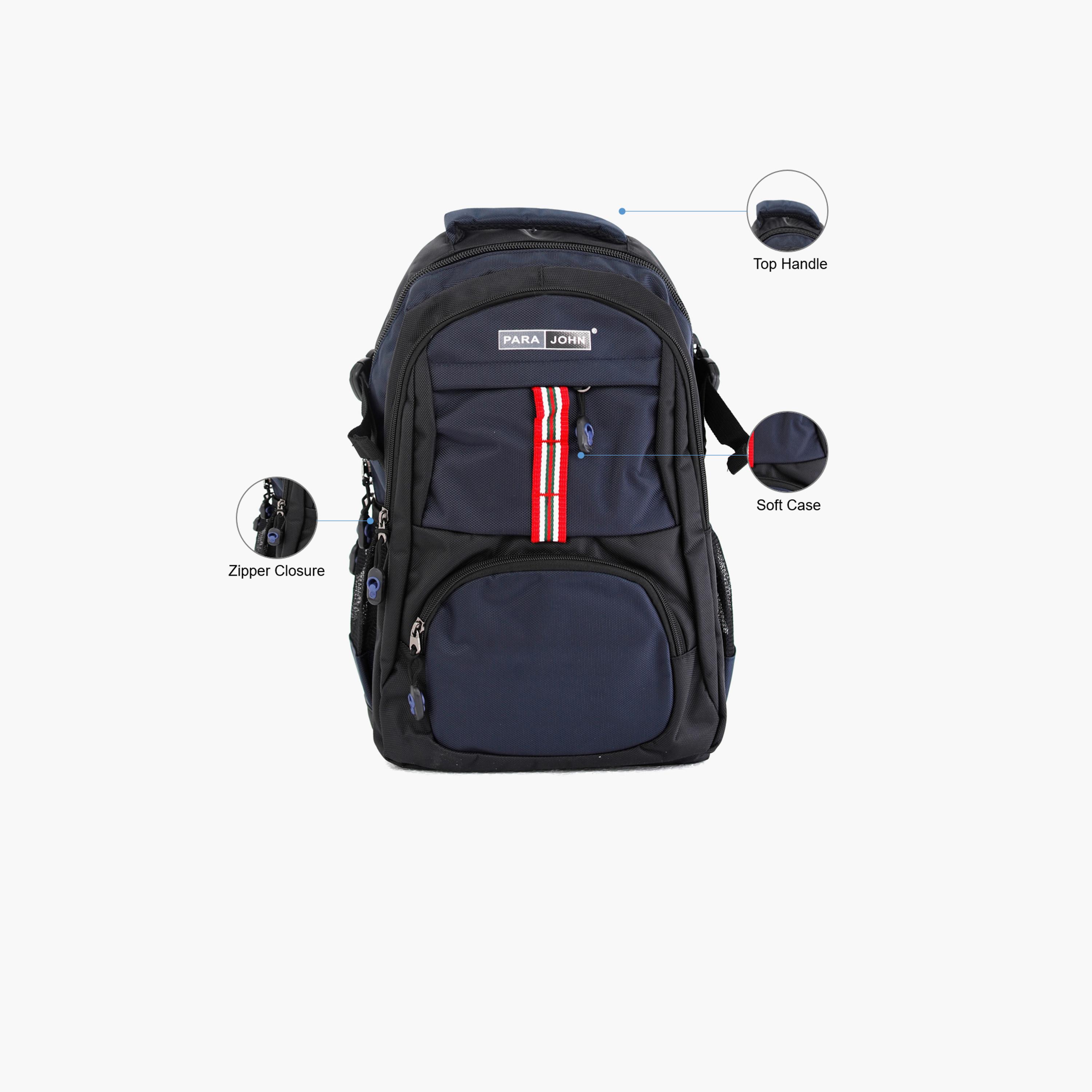 Para John 24 Inches Backpack, Nylon, Adjustable Shoulder Straps | PJSB6015A24-school-bagsandbackpacks-backpacks-image-9