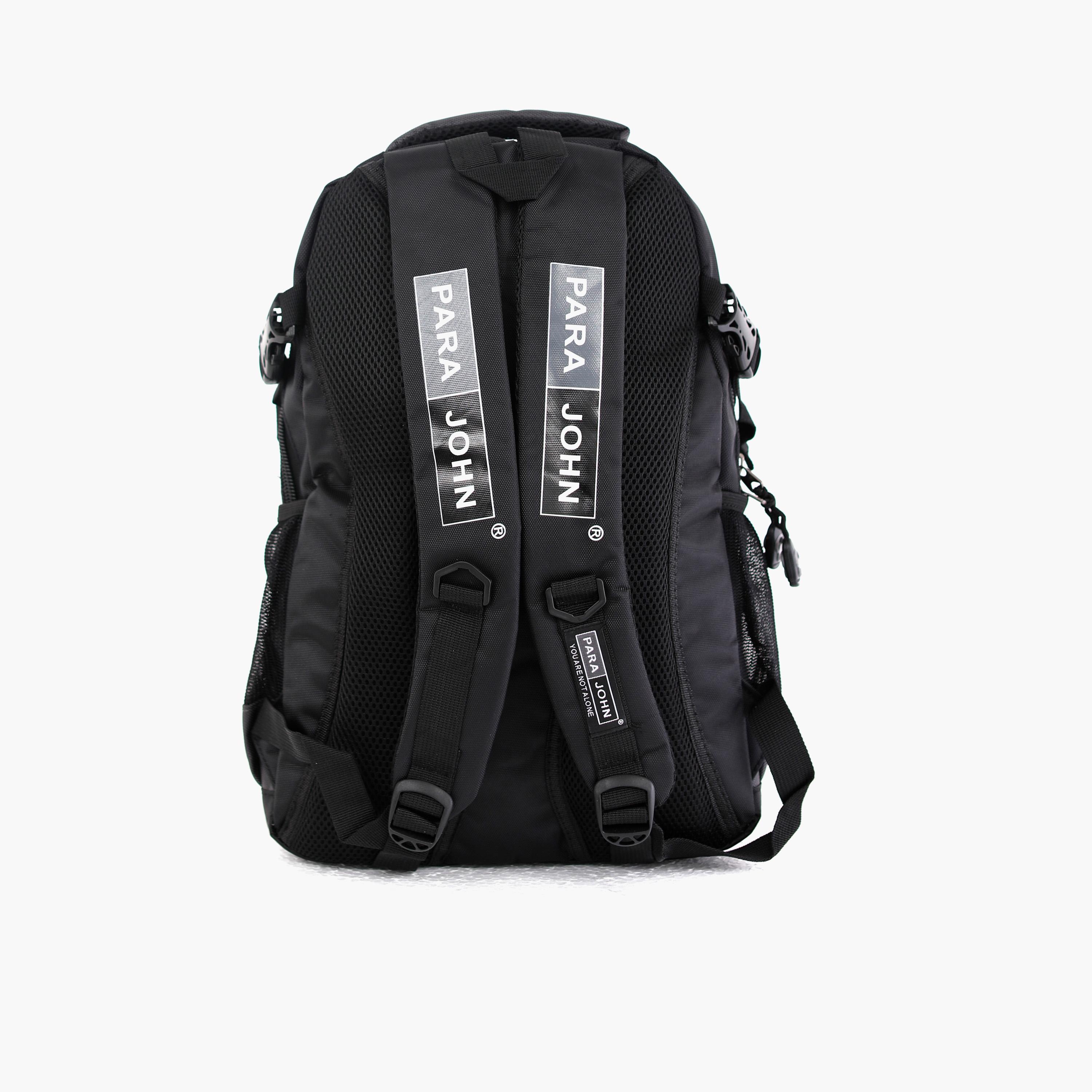 Para John 16 Inches Backpack, Nylon, Adjustable Shoulder Straps | PJSB6015A16-school-bagsandbackpacks-backpacks-image-6