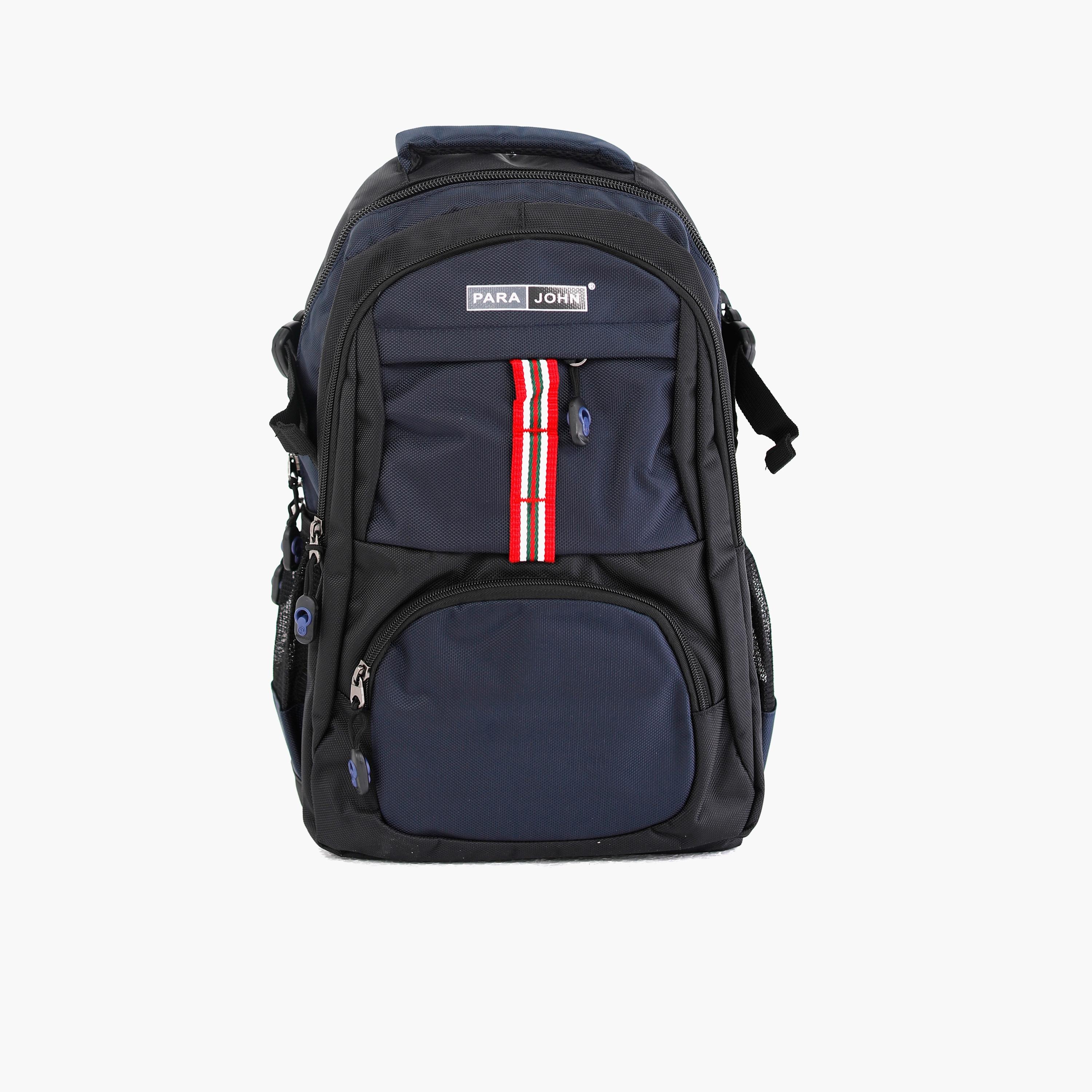Para John 16 Inches Backpack, Nylon, Adjustable Shoulder Straps | PJSB6015A16-school-bagsandbackpacks-backpacks-image-7