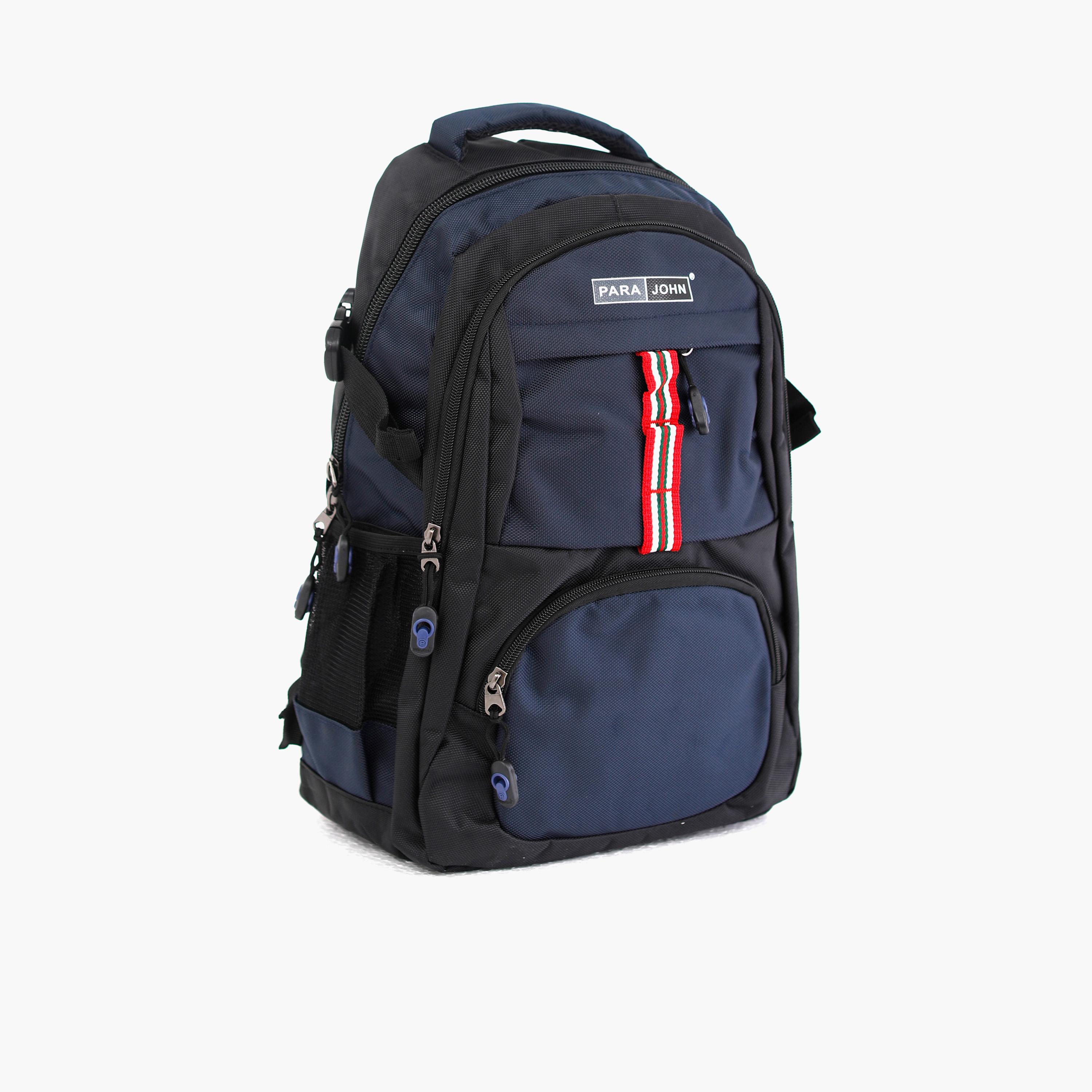 Para John 16 Inches Backpack, Nylon, Adjustable Shoulder Straps | PJSB6015A16-school-bagsandbackpacks-backpacks-image-10