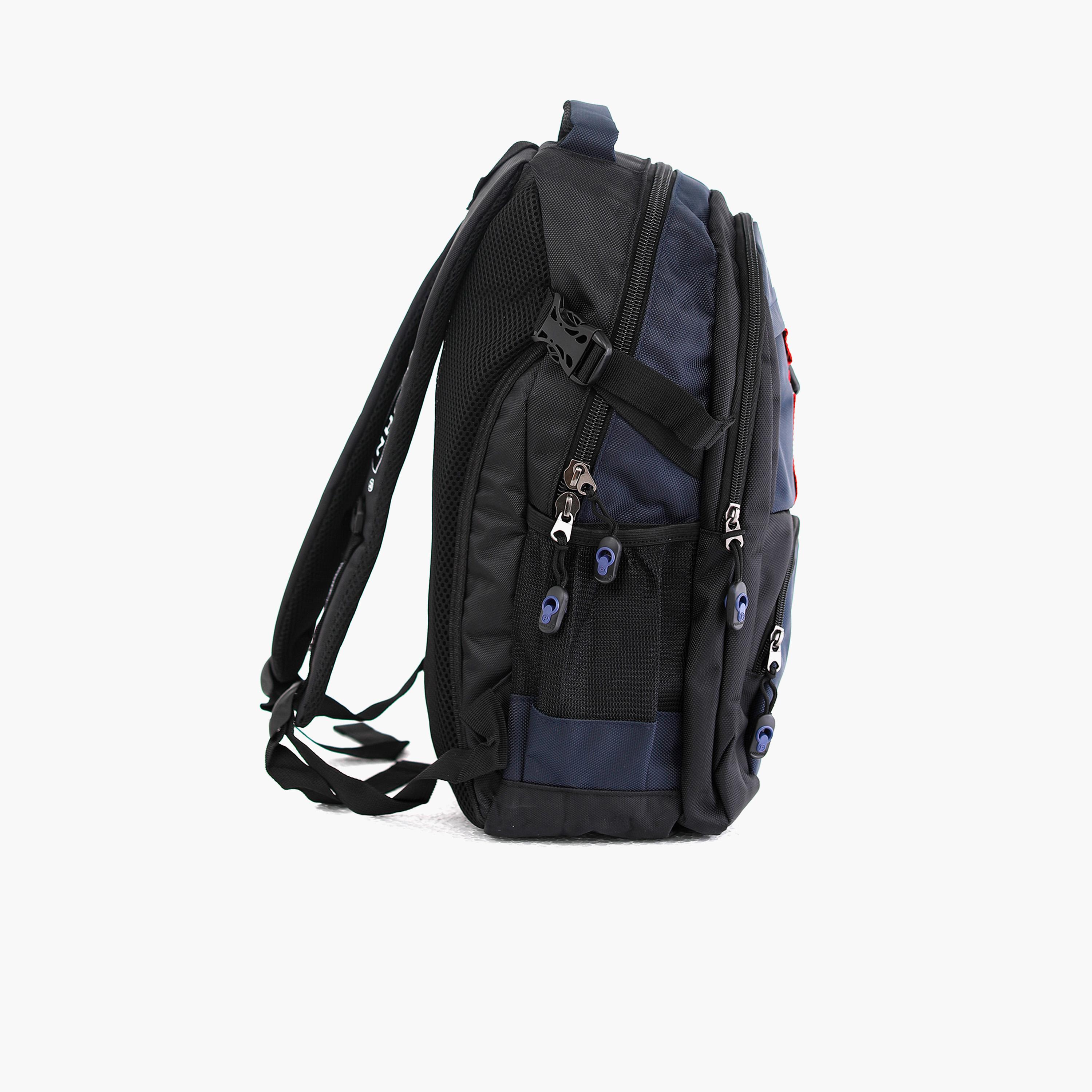 Para John 16 Inches Backpack, Nylon, Adjustable Shoulder Straps | PJSB6015A16-school-bagsandbackpacks-backpacks-image-11