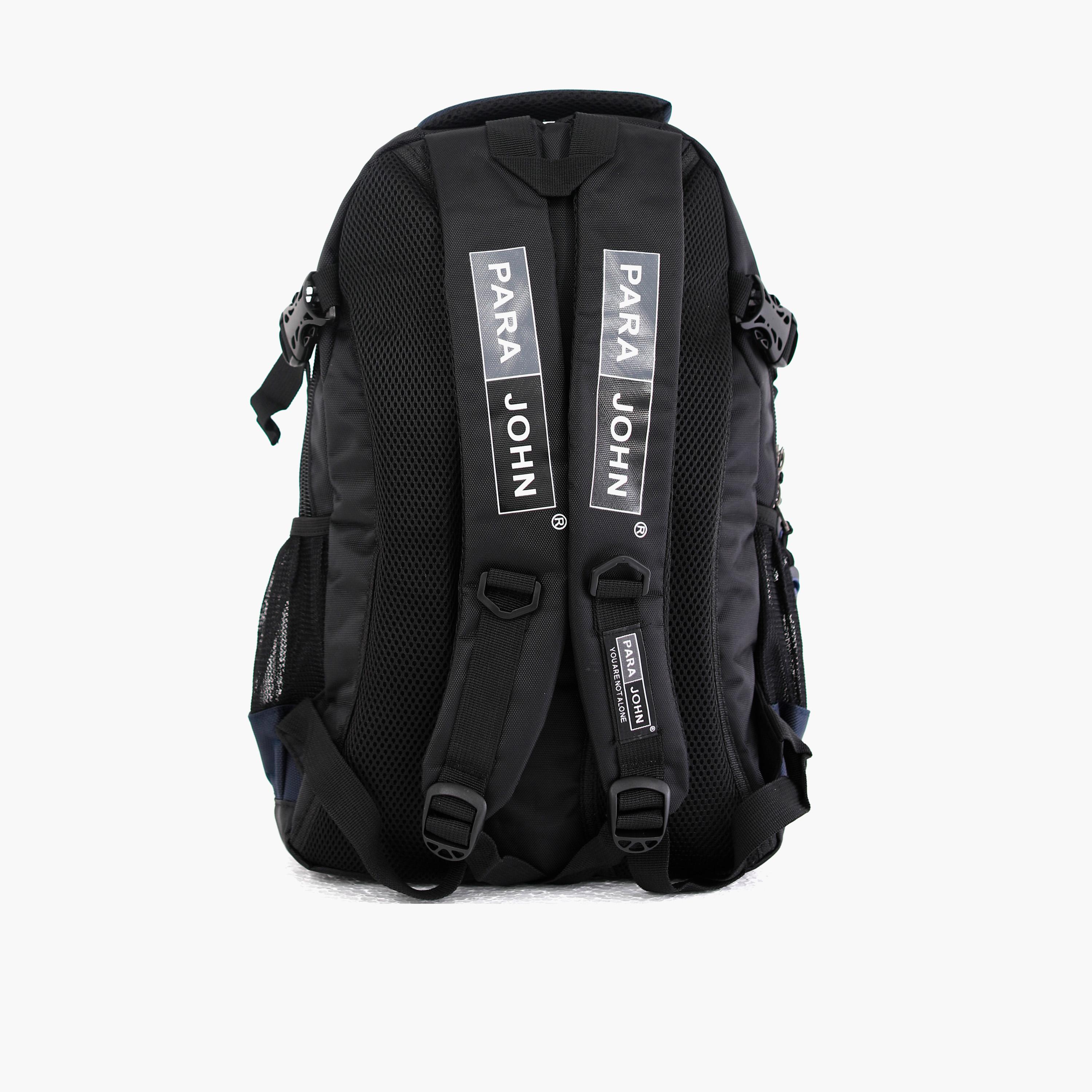 Para John 16 Inches Backpack, Nylon, Adjustable Shoulder Straps | PJSB6015A16-school-bagsandbackpacks-backpacks-image-12