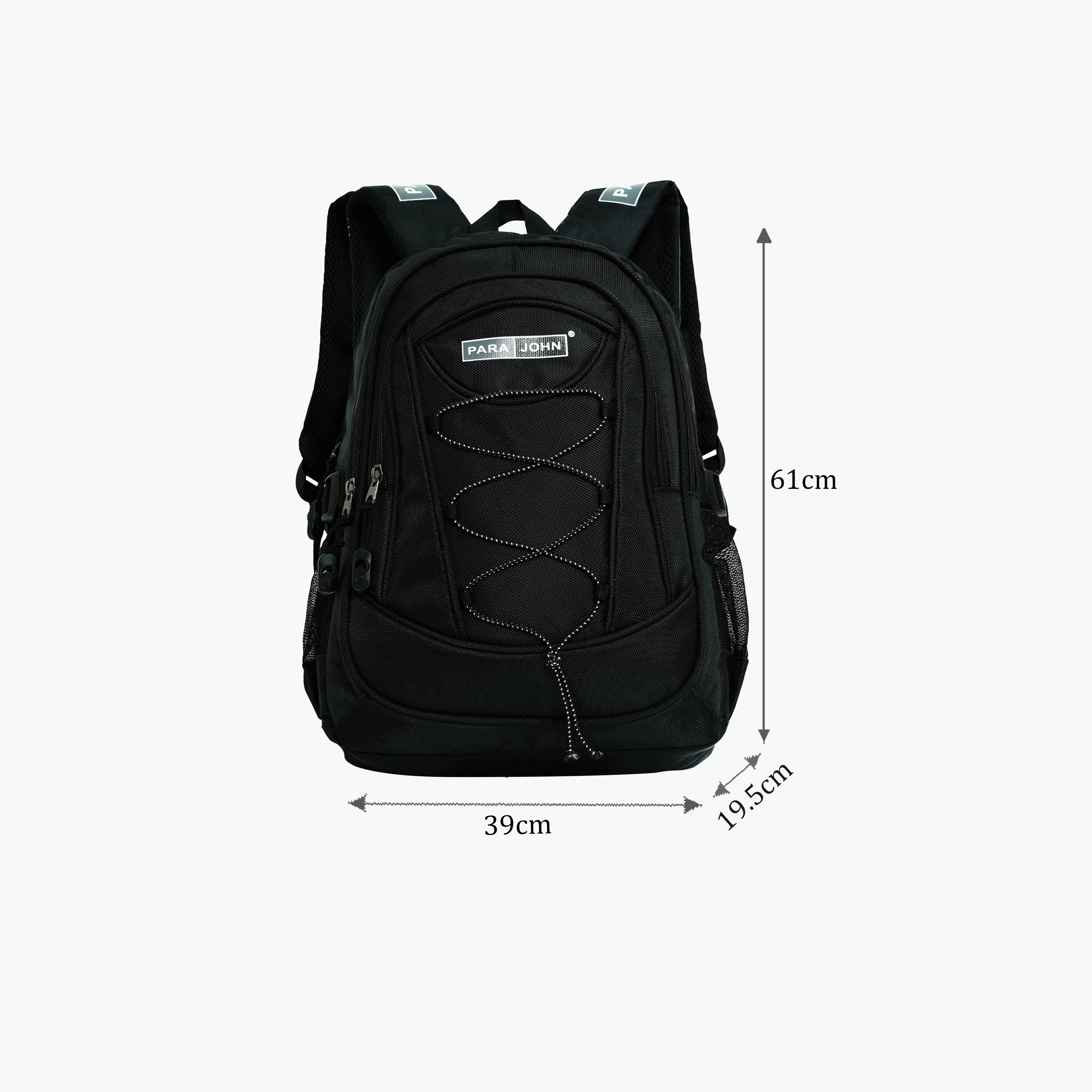 Para John 24 Inches Backpack, Nylon, Adjustable Shoulder Straps | PJSB6008A24-travel-luggagesandbags-backpacks-image-2