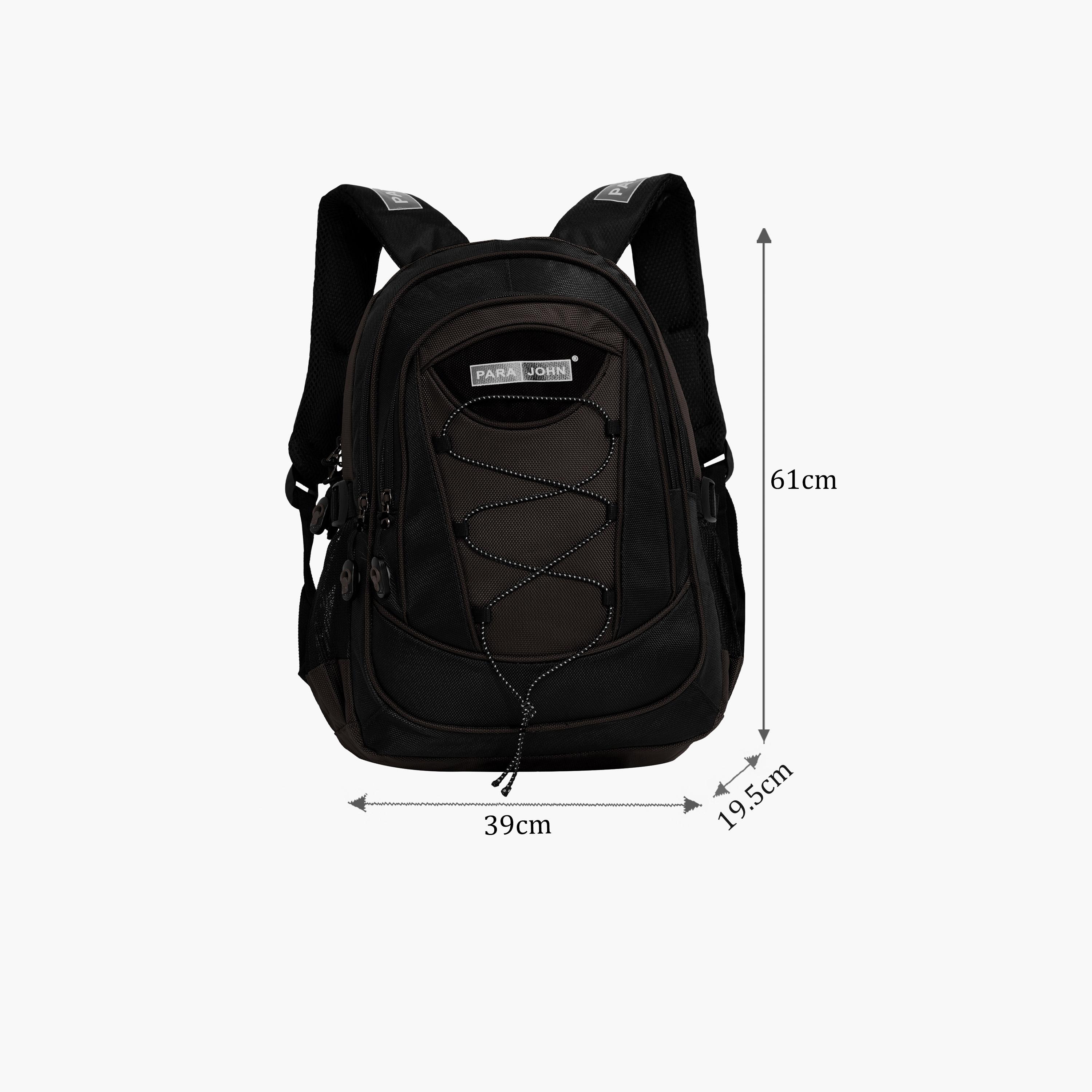 Para John 24 Inches Backpack, Nylon, Adjustable Shoulder Straps | PJSB6008A24-travel-luggagesandbags-backpacks-image-2