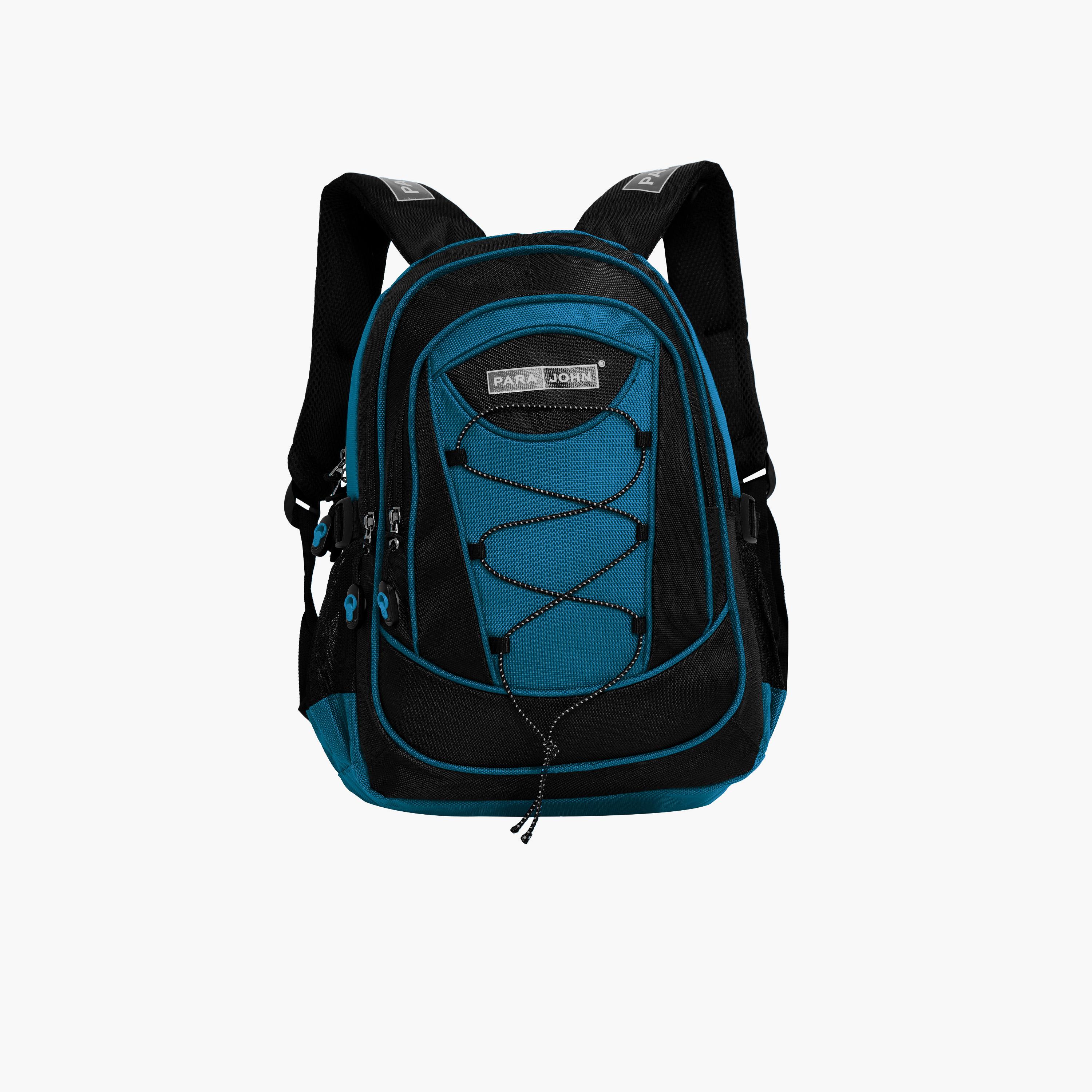 Para John 16 Inches Backpack, Nylon, Adjustable Shoulder Straps | PJSB6008A16-school-bagsandbackpacks-backpacks-image-13