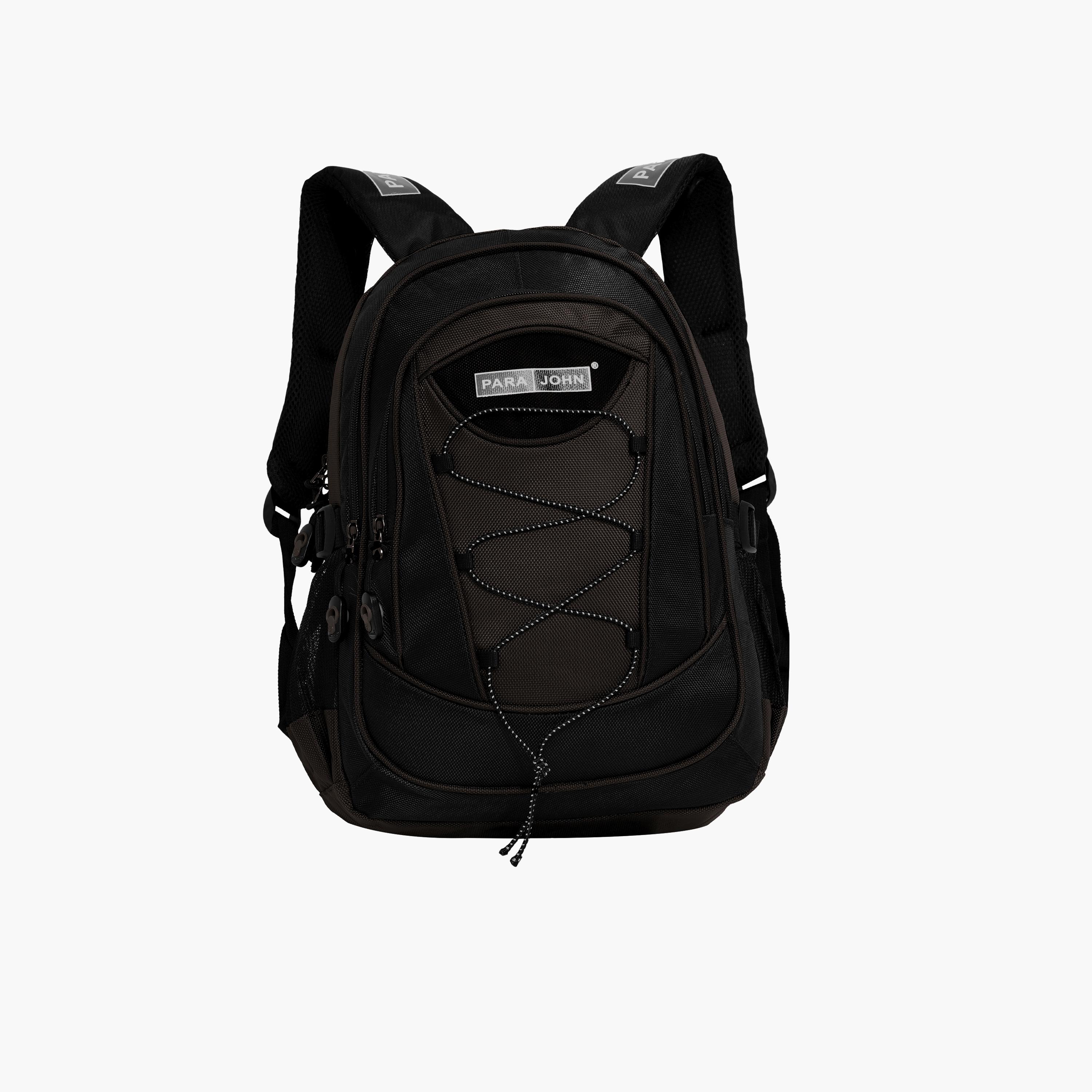 Para John 16 Inches Backpack, Nylon, Adjustable Shoulder Straps | PJSB6008A16-school-bagsandbackpacks-backpacks-image-19