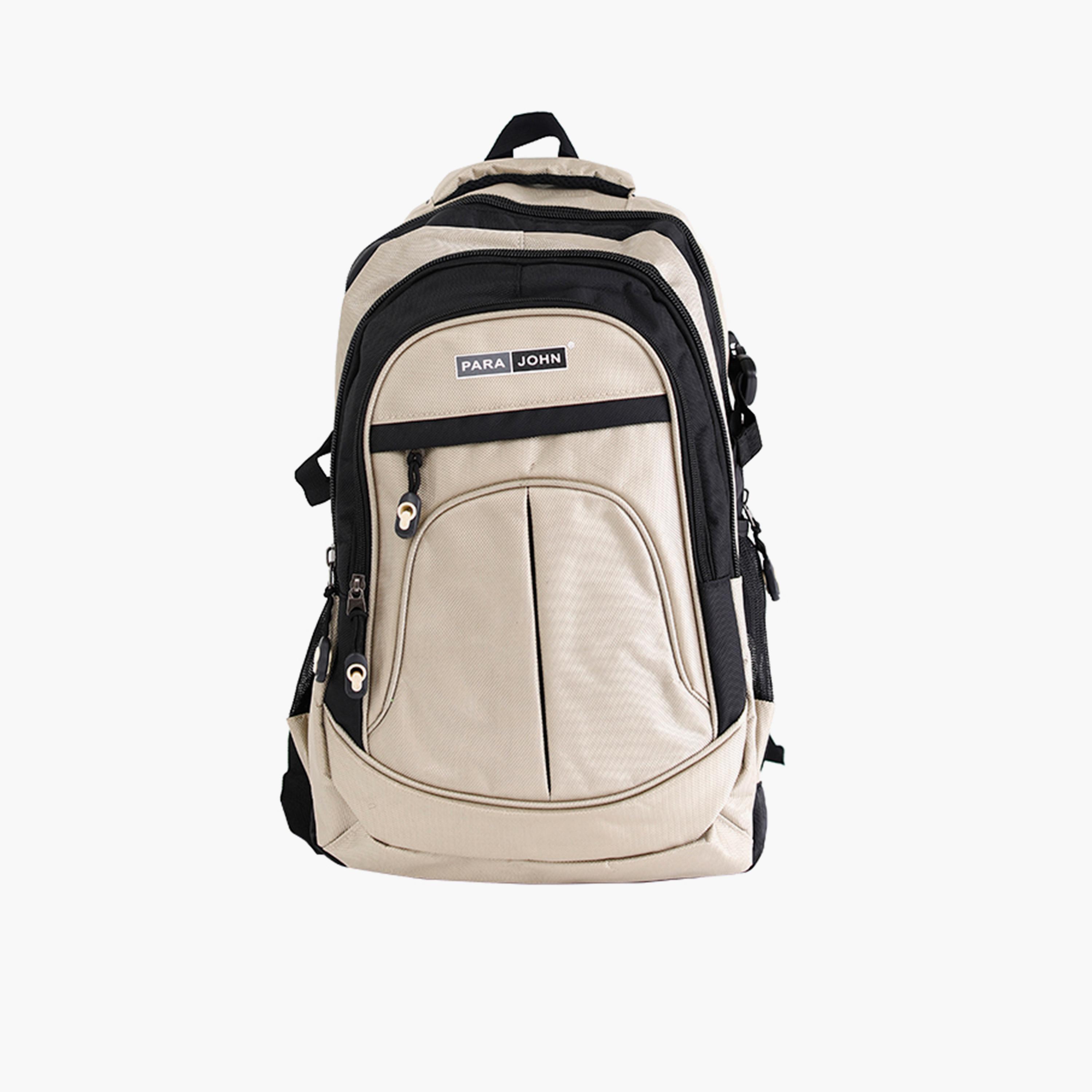 Para John 18 Inches Backpack, Nylon, Adjustable Shoulder Straps | PJSB6001A18-school-bagsandbackpacks-backpacks-image-12