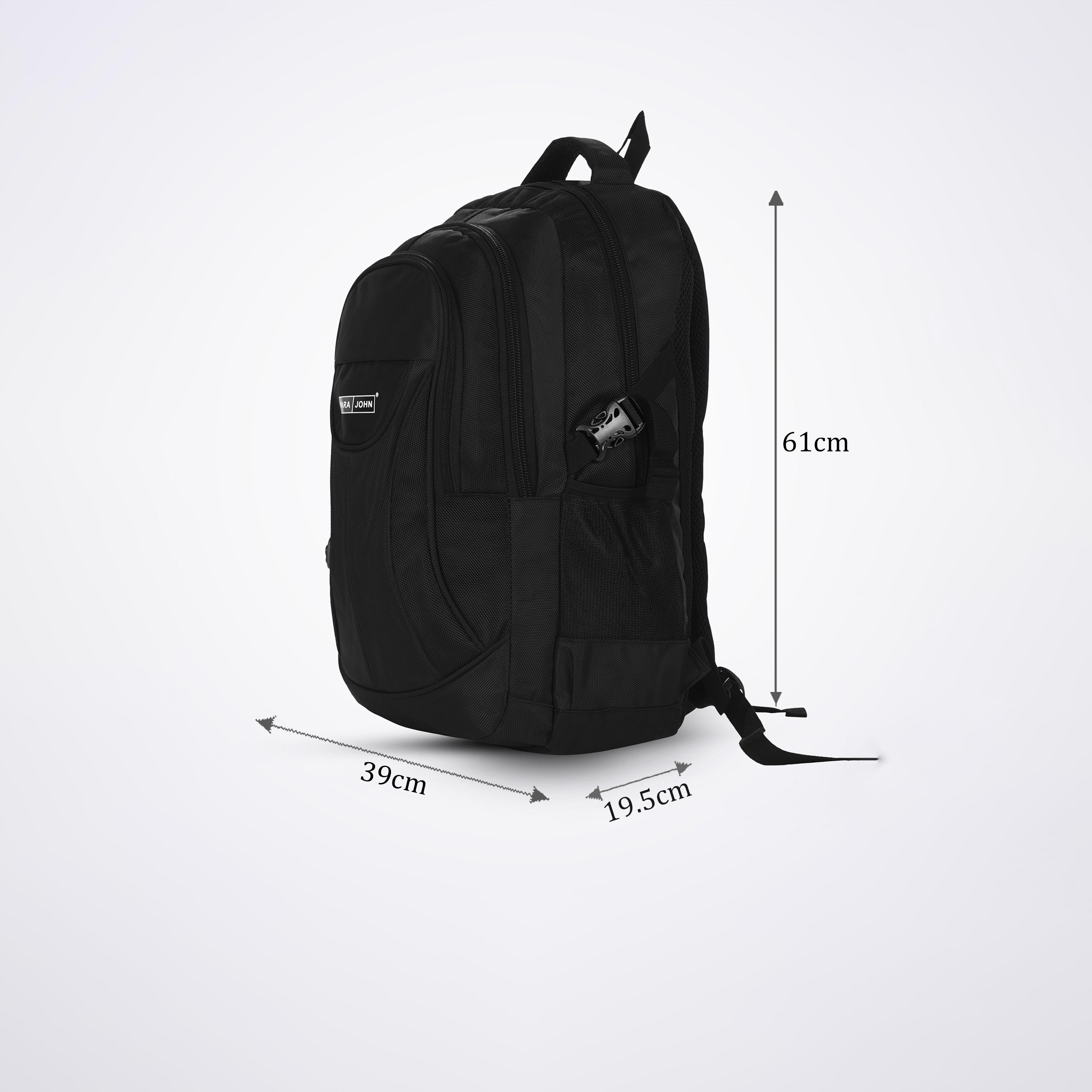 Para John 18 Inches Backpack Polyester with Adjustable Strap-men-bags-image-6