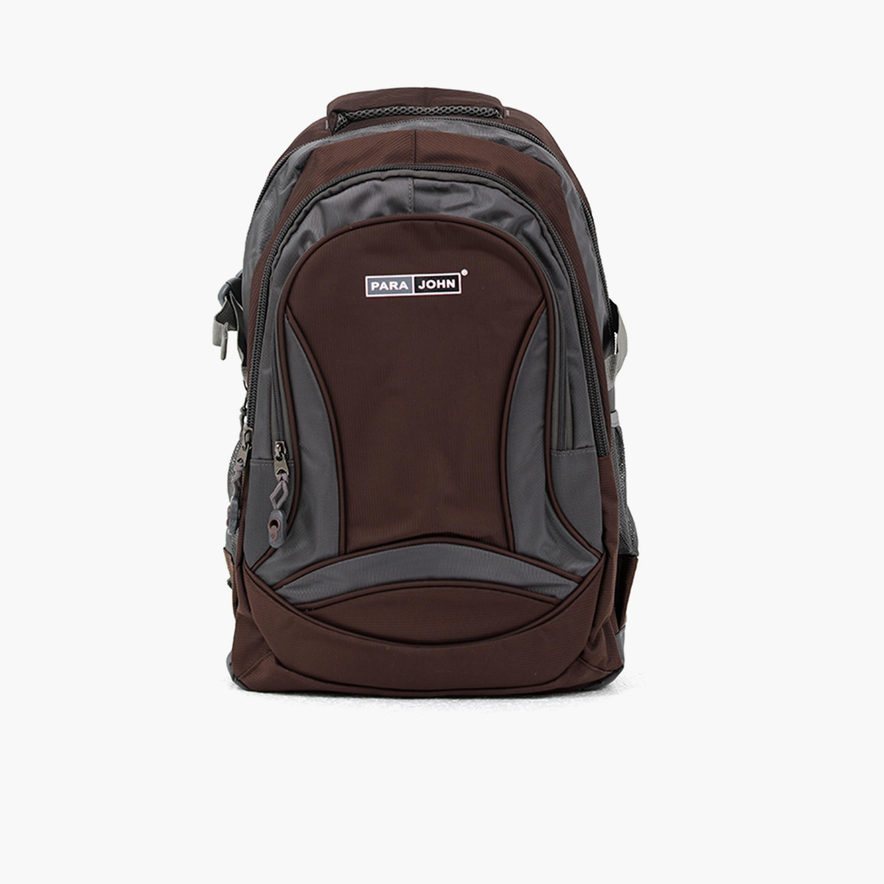 Para John 20 Inches Backpack, Nylon, Adjustable Shoulder Straps | PJSB6009A20-school-bagsandbackpacks-backpacks-image-1