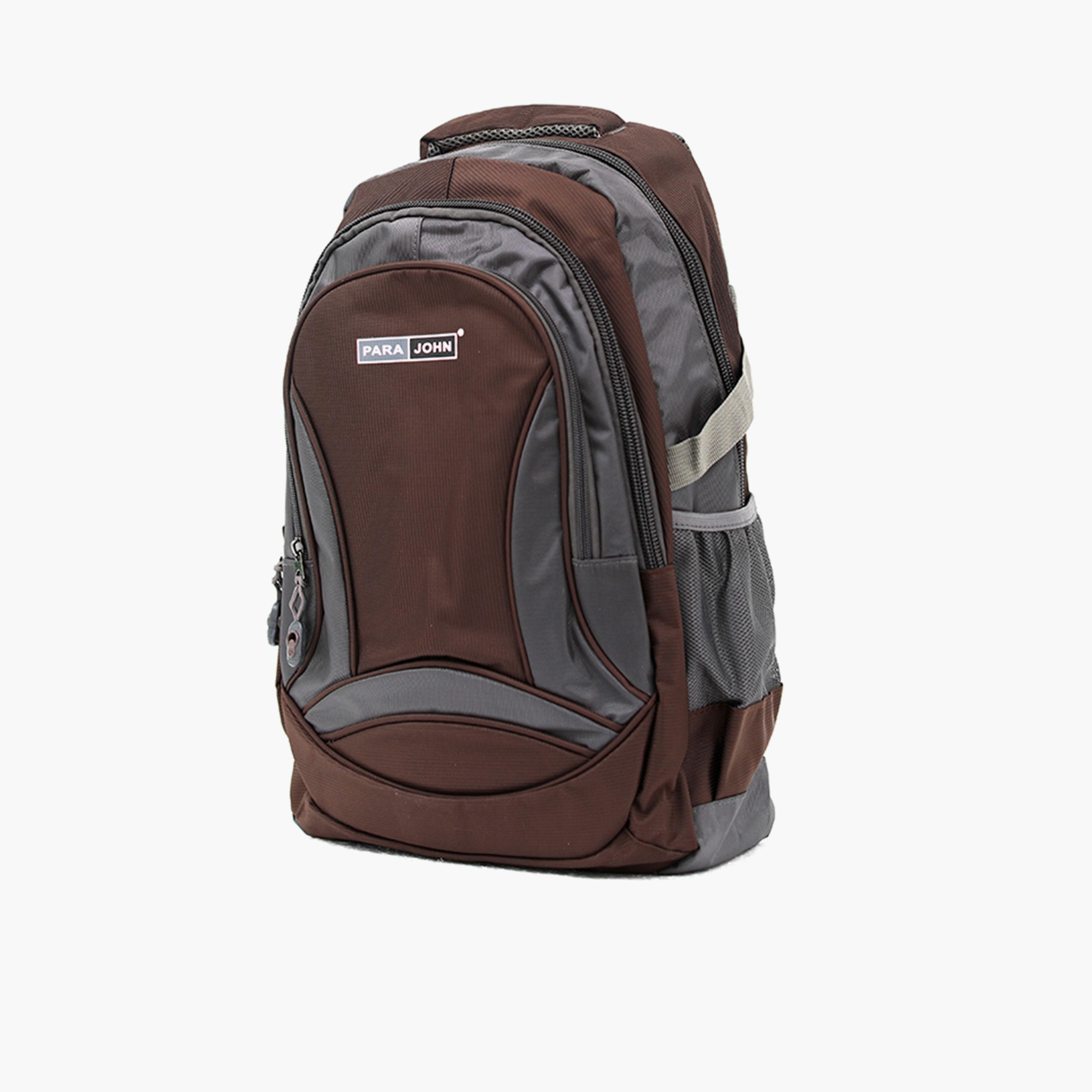 Para John 20 Inches Backpack, Nylon, Adjustable Shoulder Straps | PJSB6009A20-school-bagsandbackpacks-backpacks-image-4