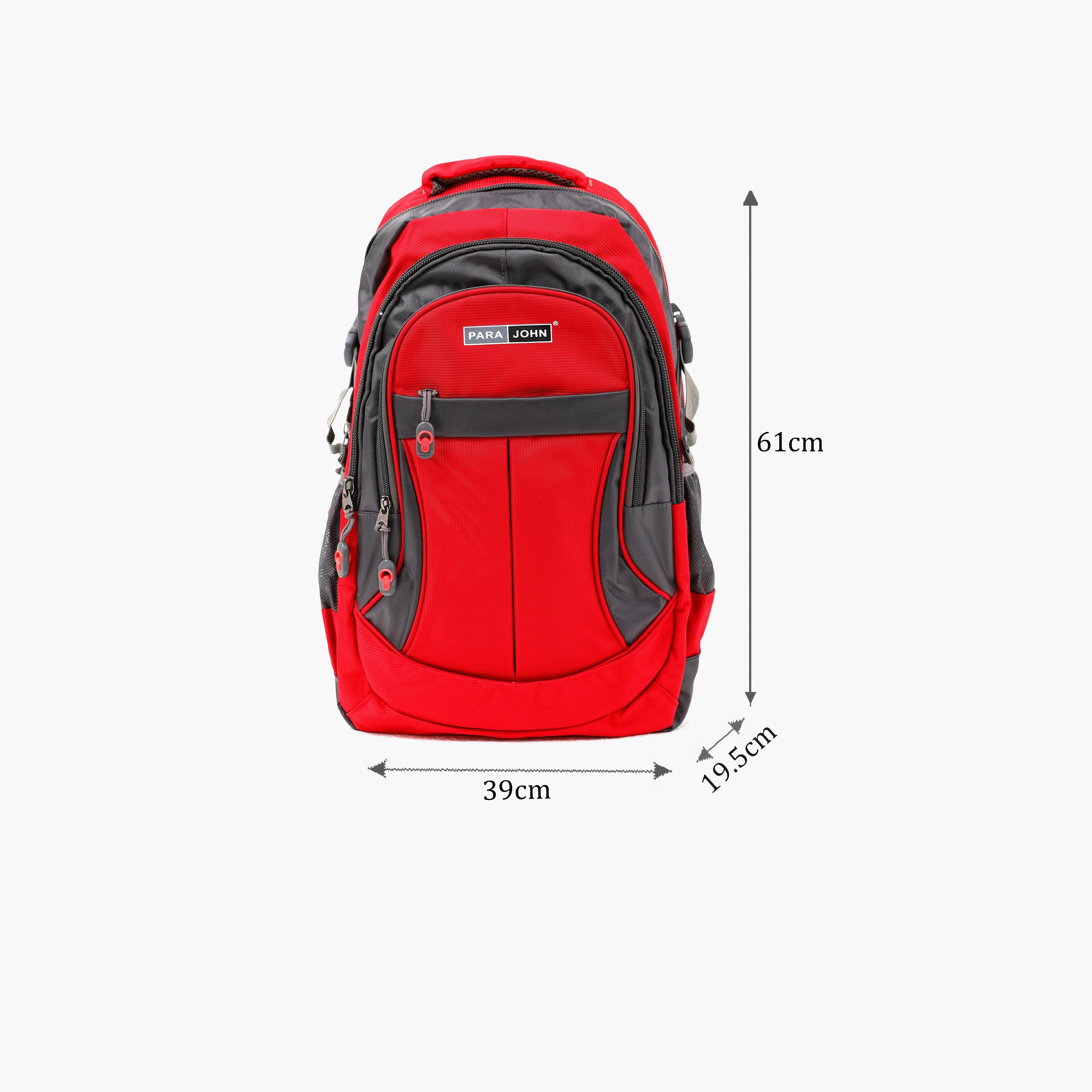 Para John 24 Inches Backpack, Nylon, Adjustable Shoulder Straps | PJSB6010A24-travel-luggagesandbags-backpacks-image-2