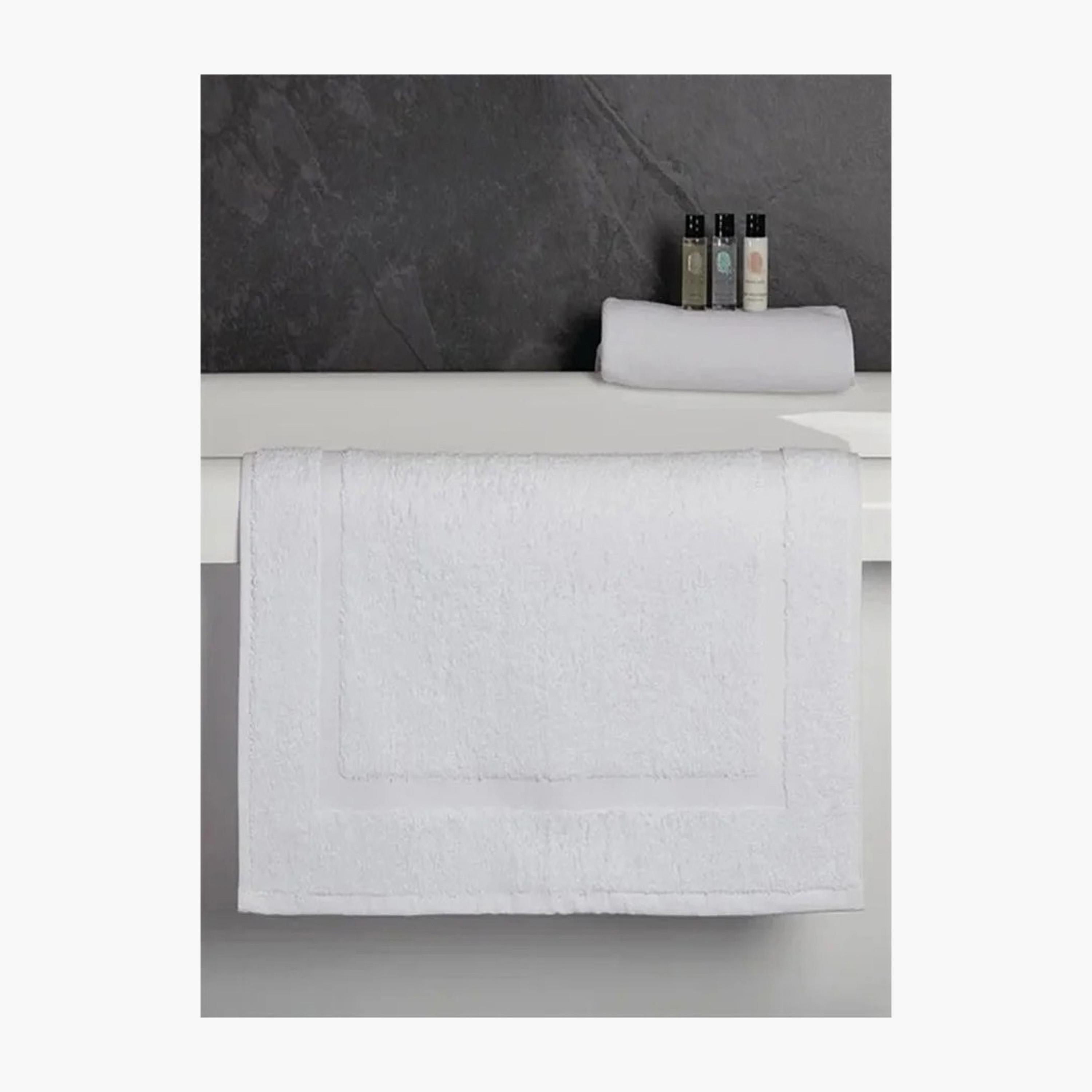 Cotton 2-Piece Banded Bath Mat Set - 50x80 cm-household-bathandlaundry-bathlinen-bathmatsandtubmats-image-2