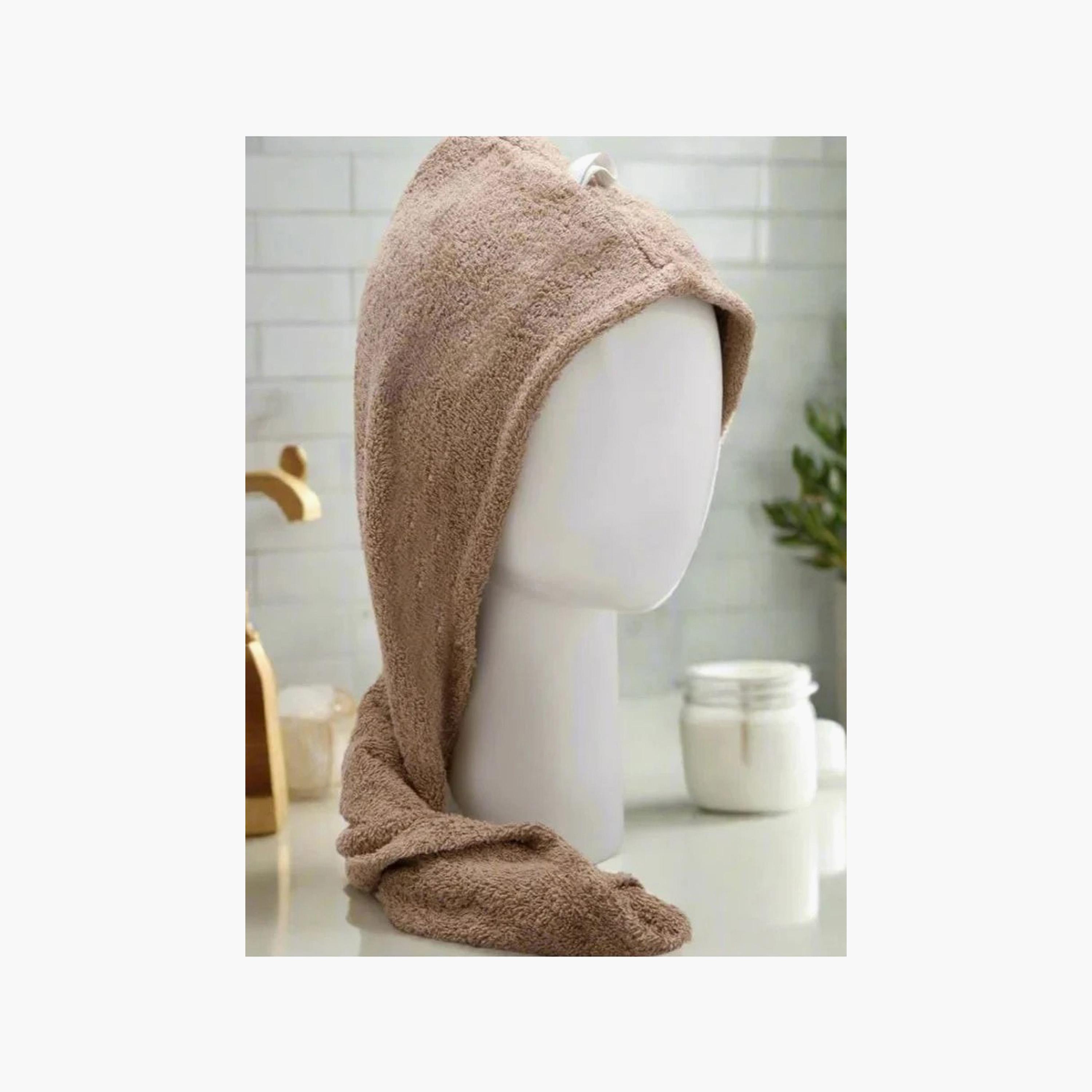 Cotton Terry Hair Towel Wrap-household-bathandlaundry-bathlinen-towels-image-1