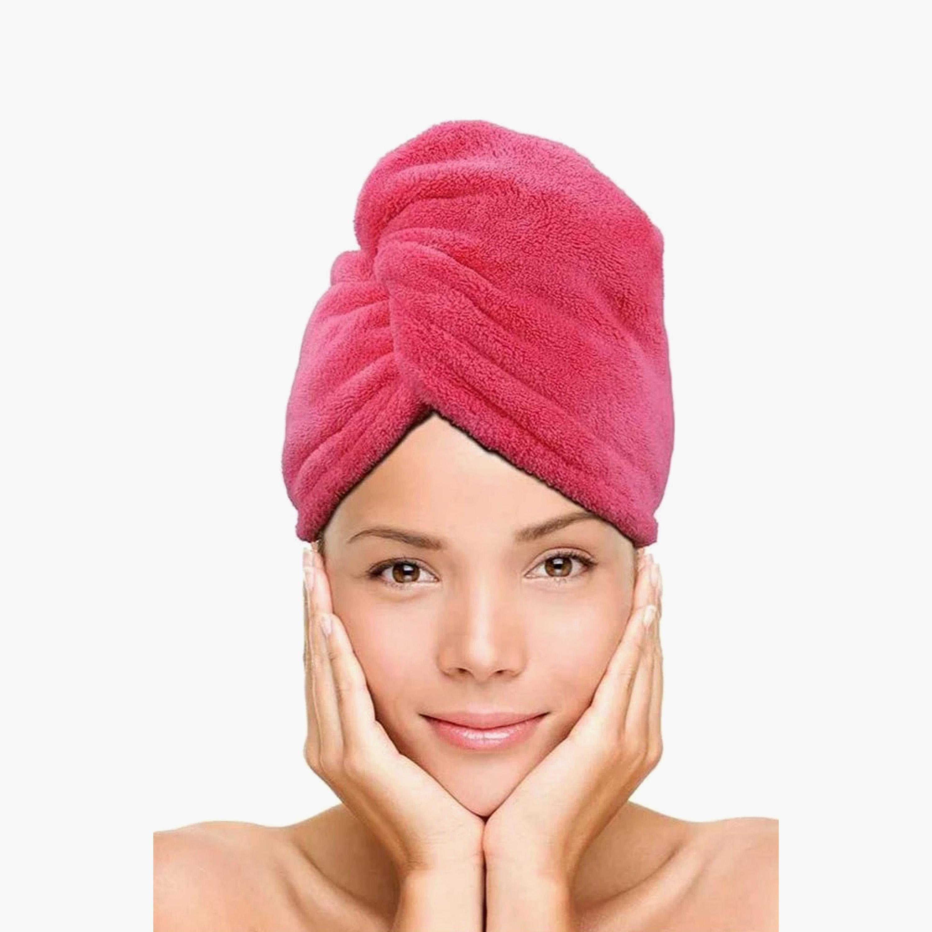Cotton Terry Hair Towel Wrap-household-bathandlaundry-bathlinen-towels-image-1