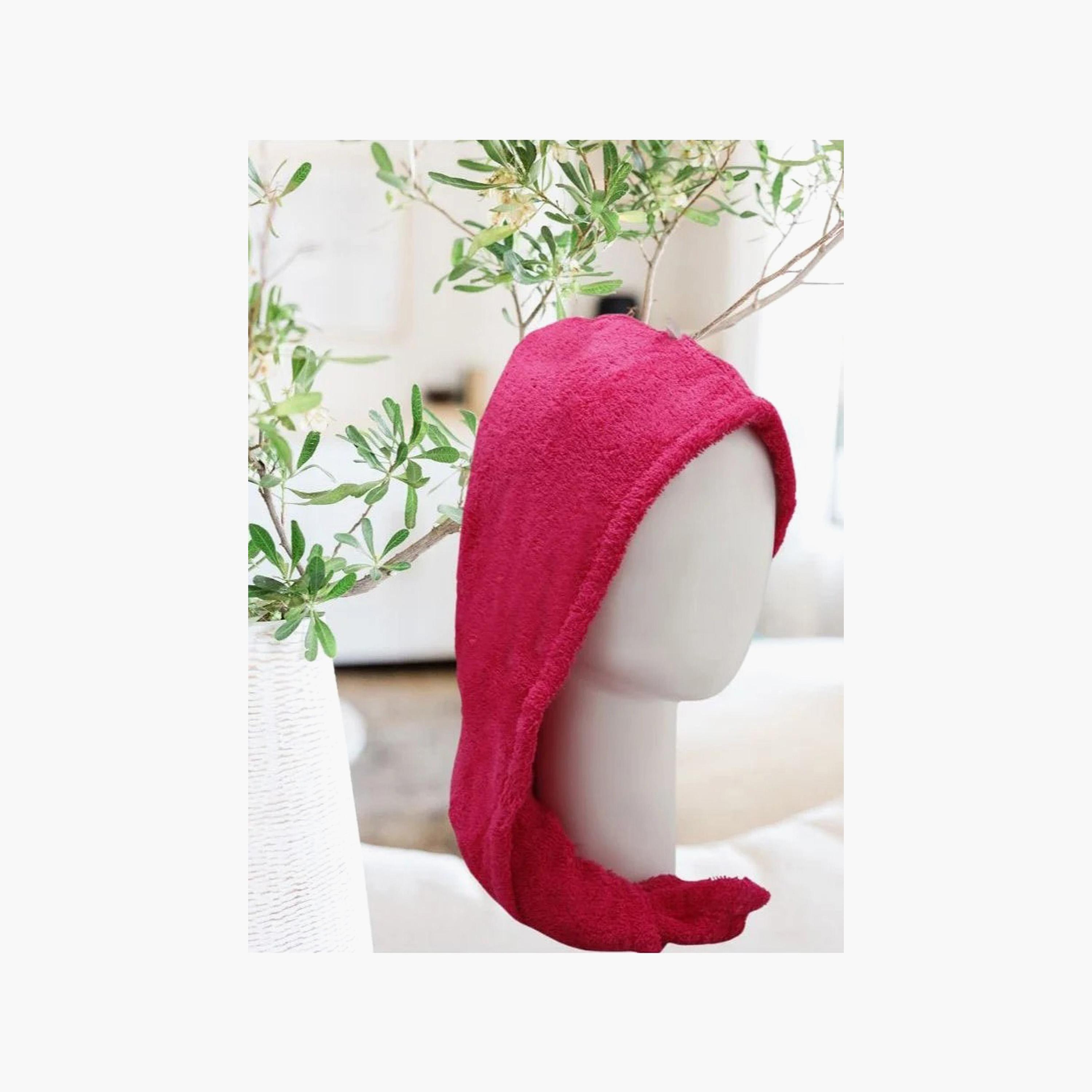Cotton Terry Hair Towel Wrap-household-bathandlaundry-bathlinen-towels-image-3