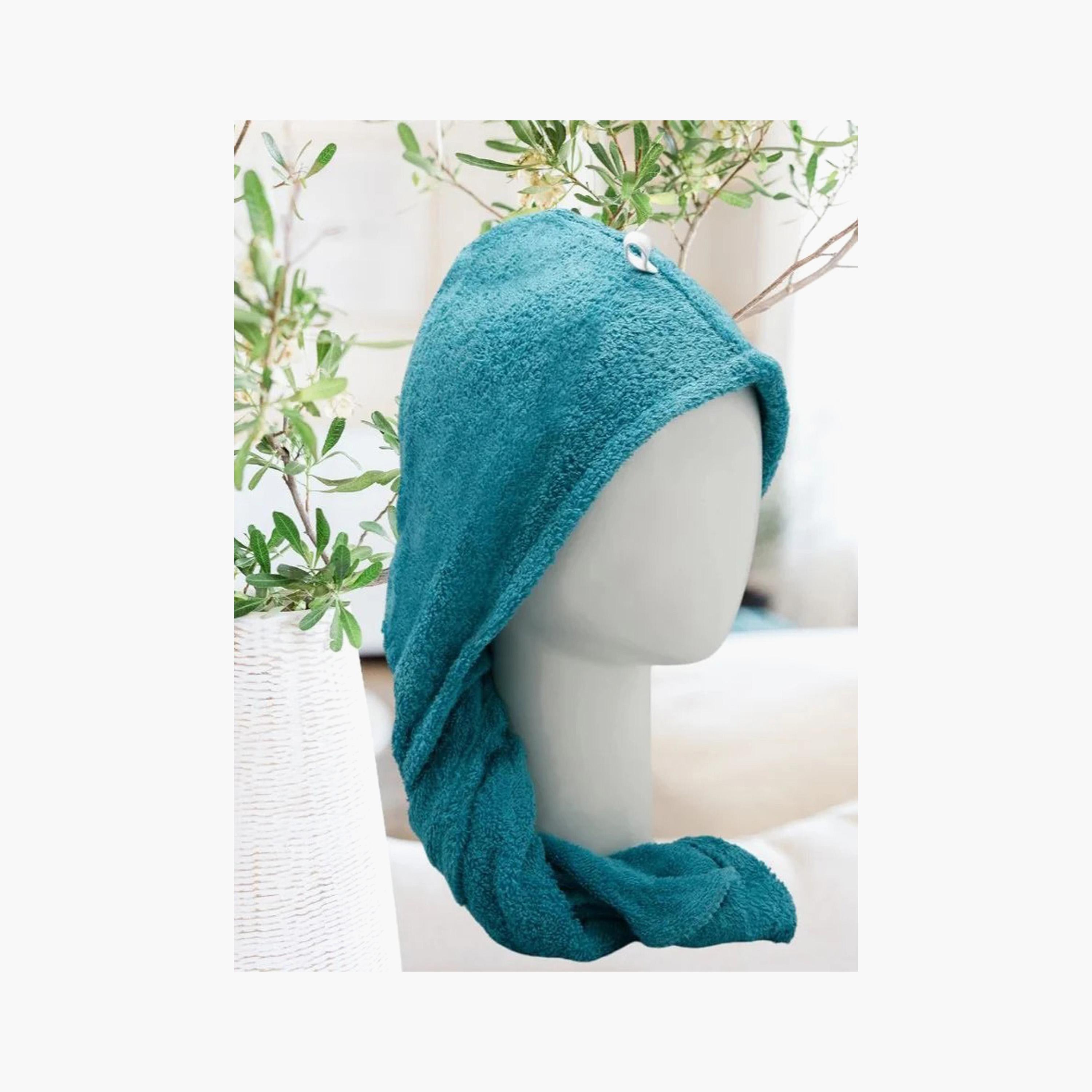 Cotton Terry Hair Towel Wrap-household-bathandlaundry-bathlinen-towels-image-1
