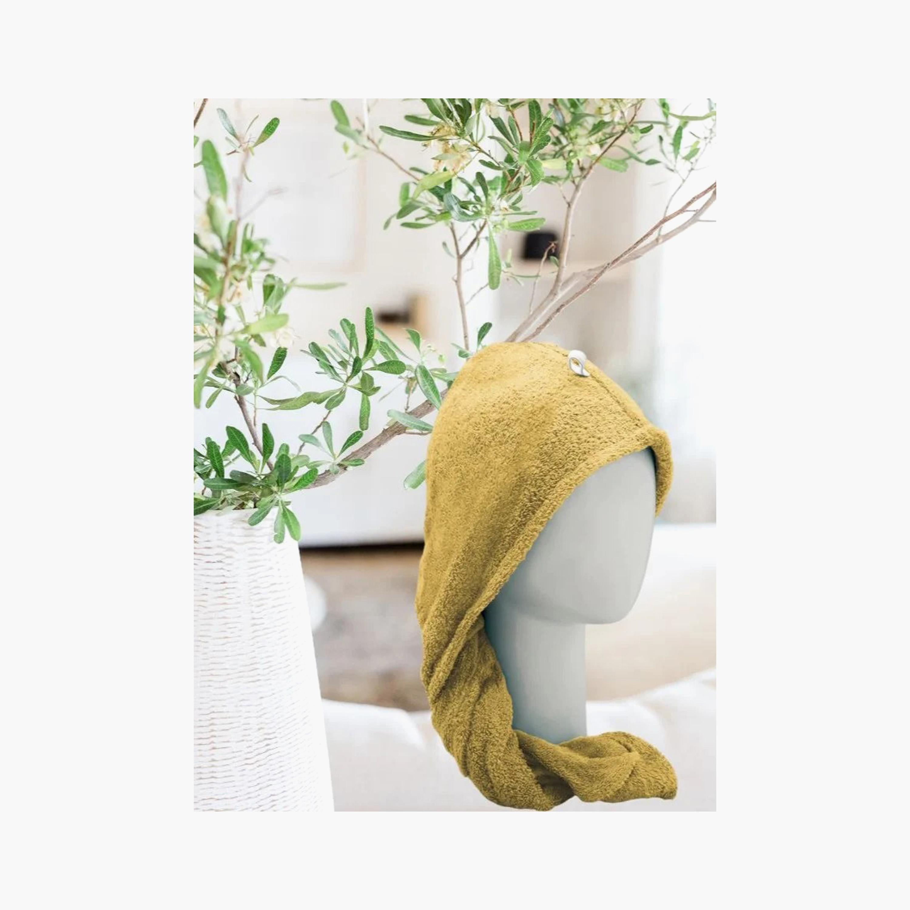 Cotton Terry Hair Towel Wrap-household-bathandlaundry-bathlinen-towels-image-1