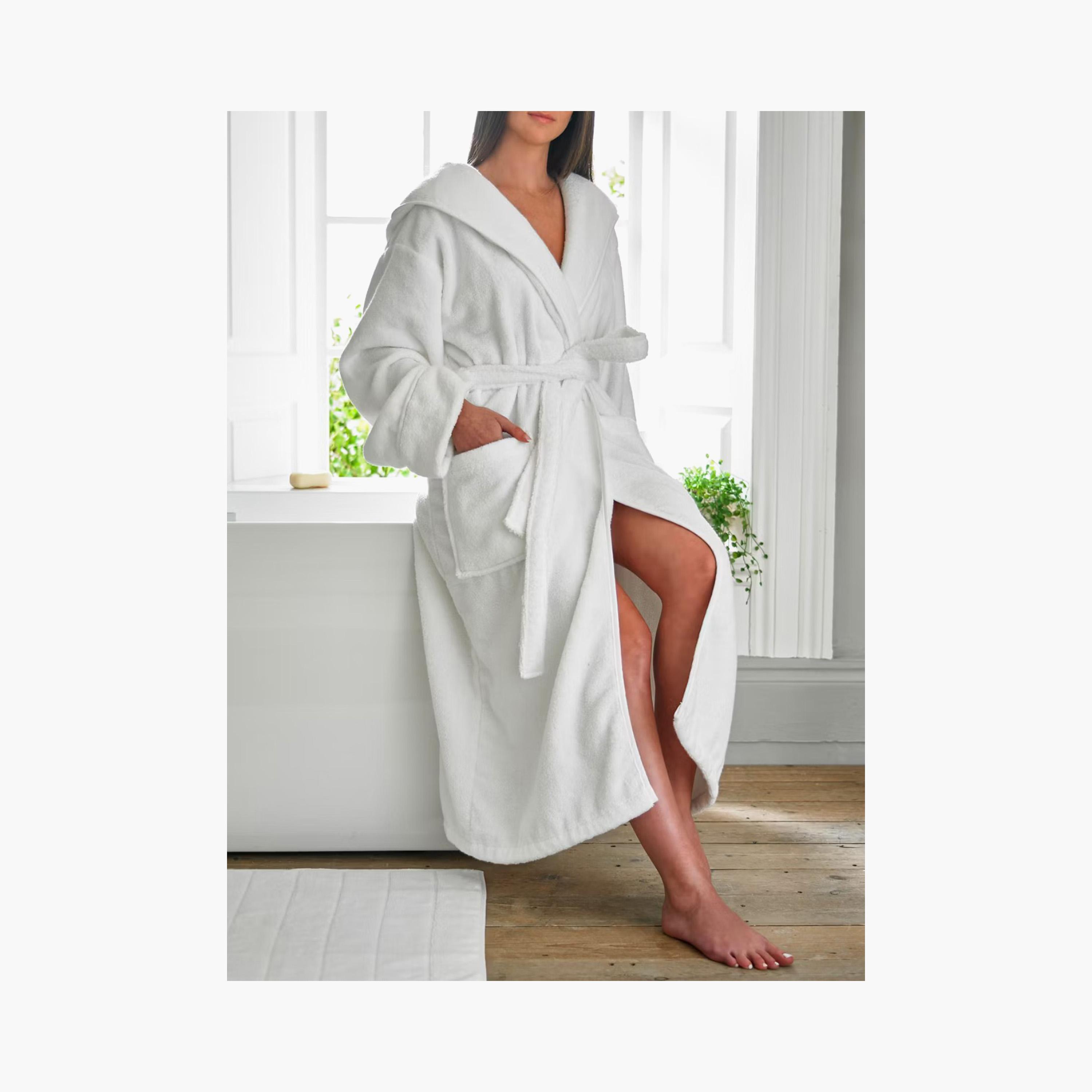 Luxury Hooded Bathrobe-household-bathandlaundry-bathlinen-towels-image-3