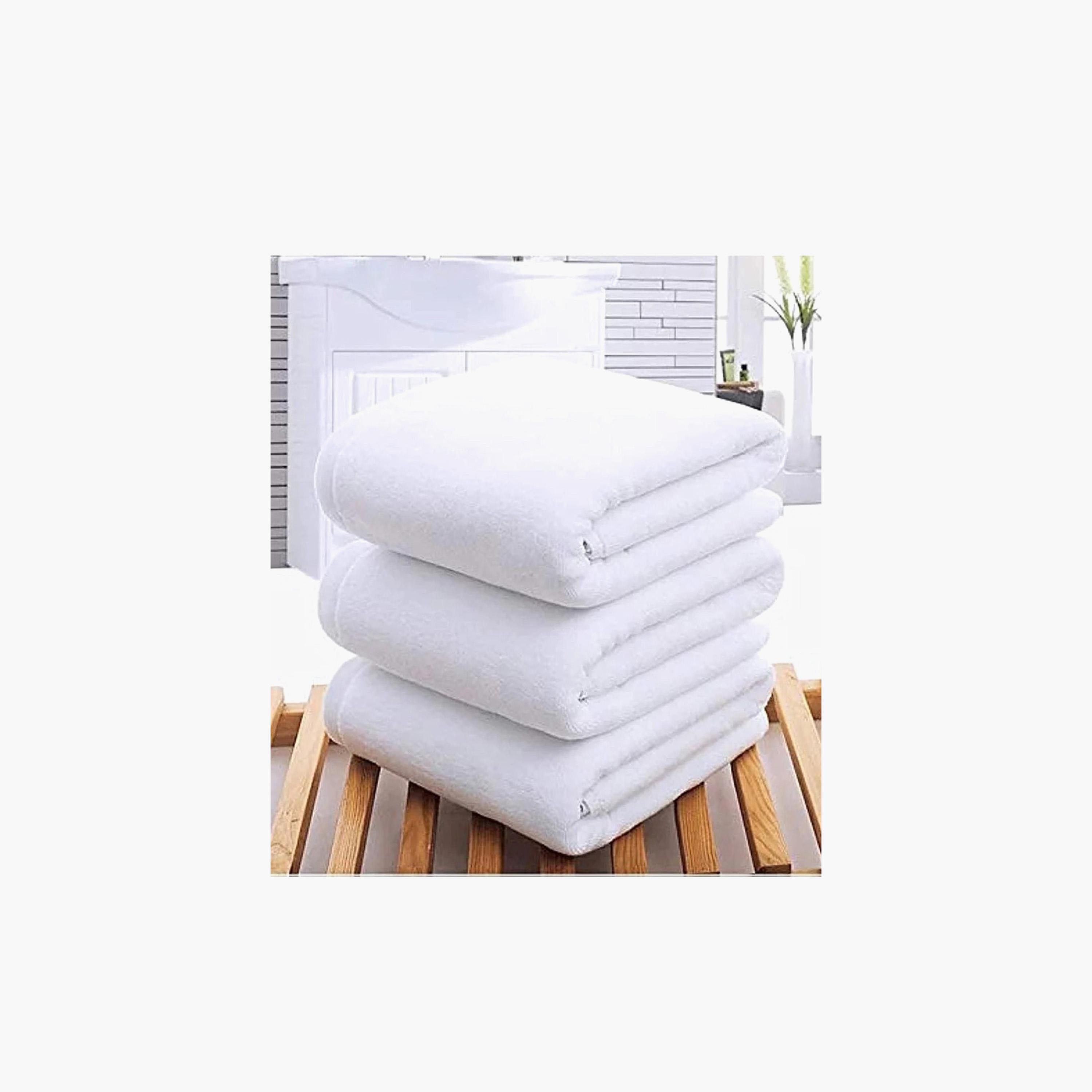 Cotton 3-Piece Bath Towel Set - 70x140 cms-household-bathandlaundry-bathlinen-towels-image-1