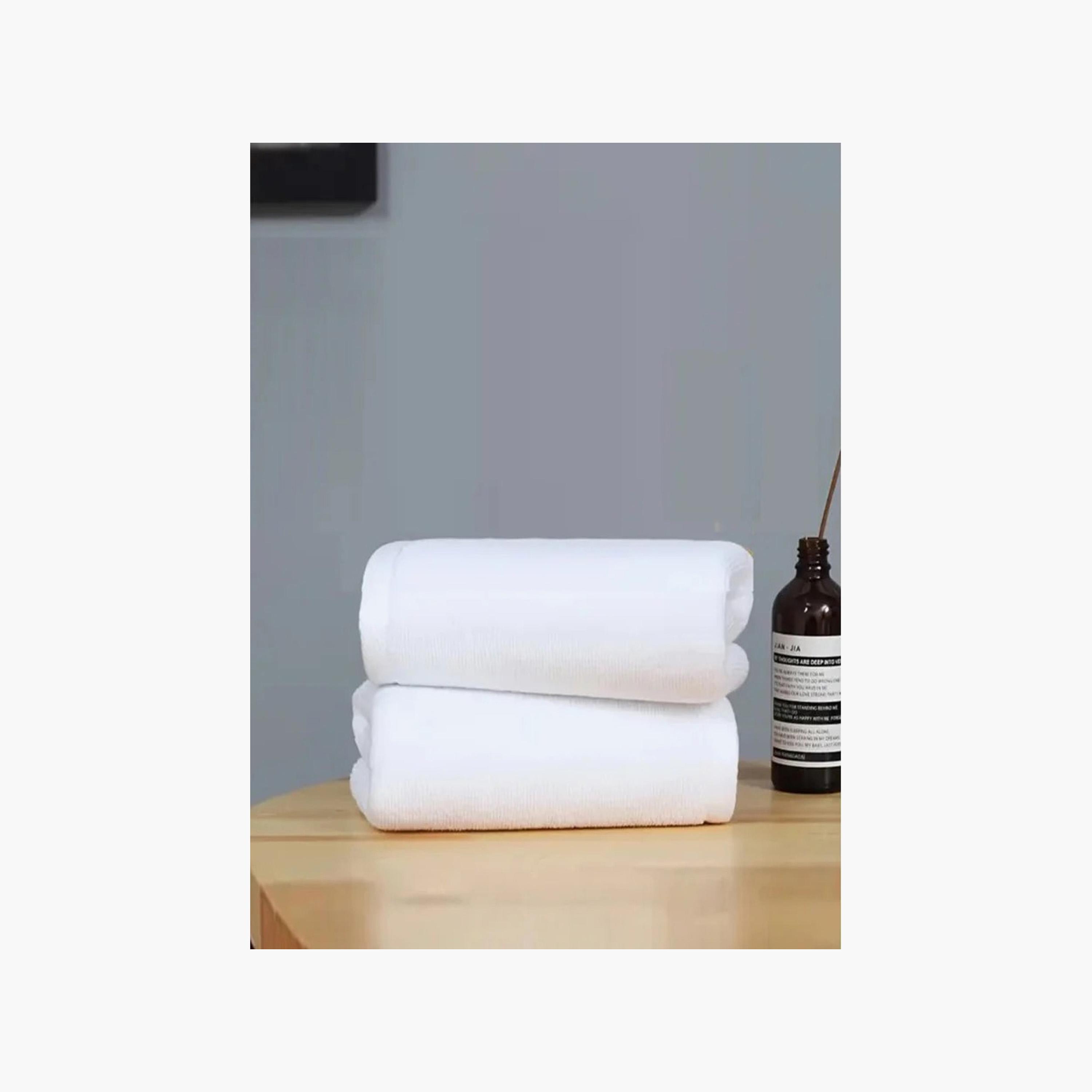 Cotton 2-Piece Bath Towel Set - 70x140 cms-household-bathandlaundry-bathlinen-towels-image-1