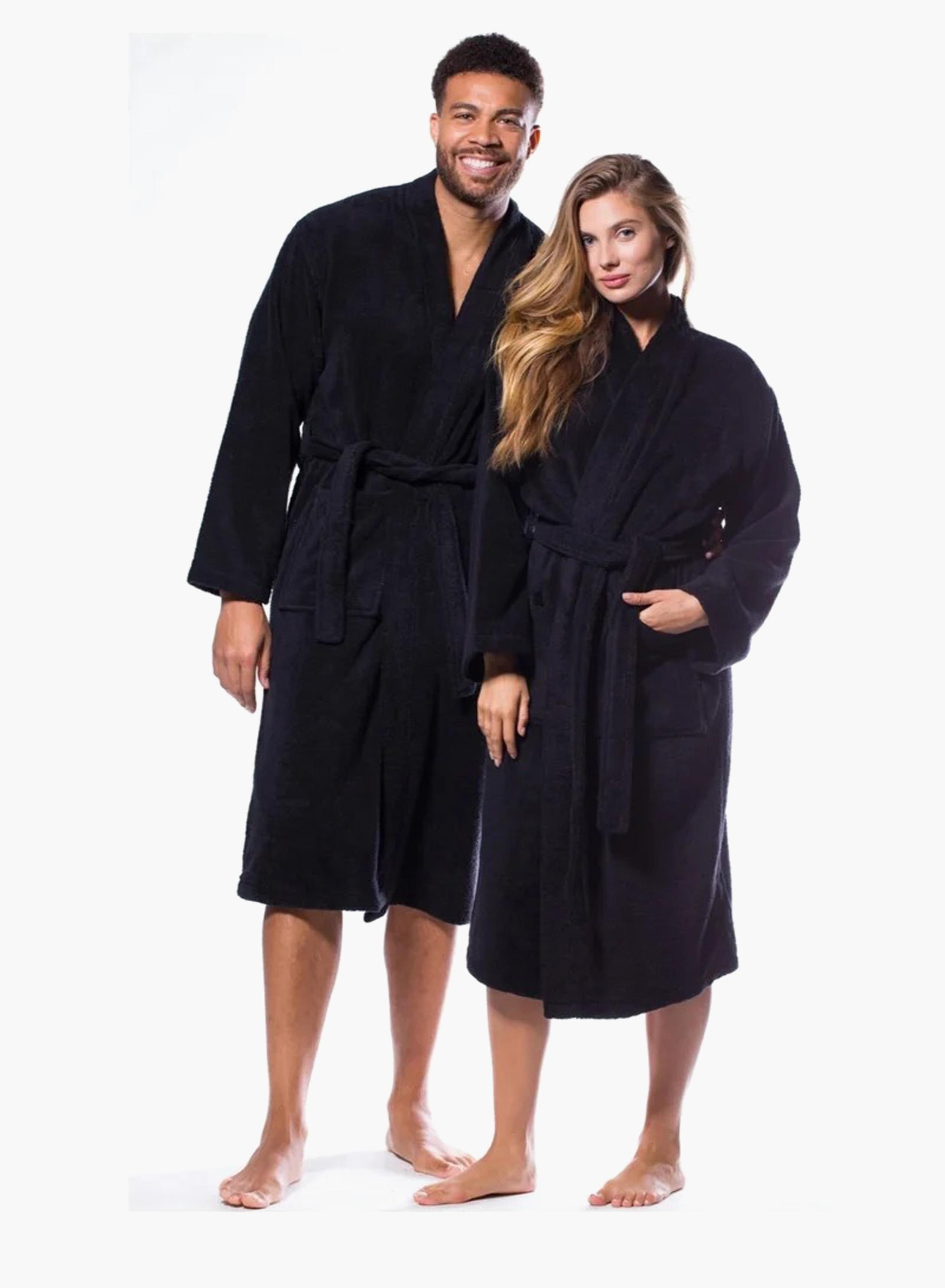 Solid Shawl Bathrobe - Large-Extra Large-household-bathandlaundry-bathlinen-towels-image-2