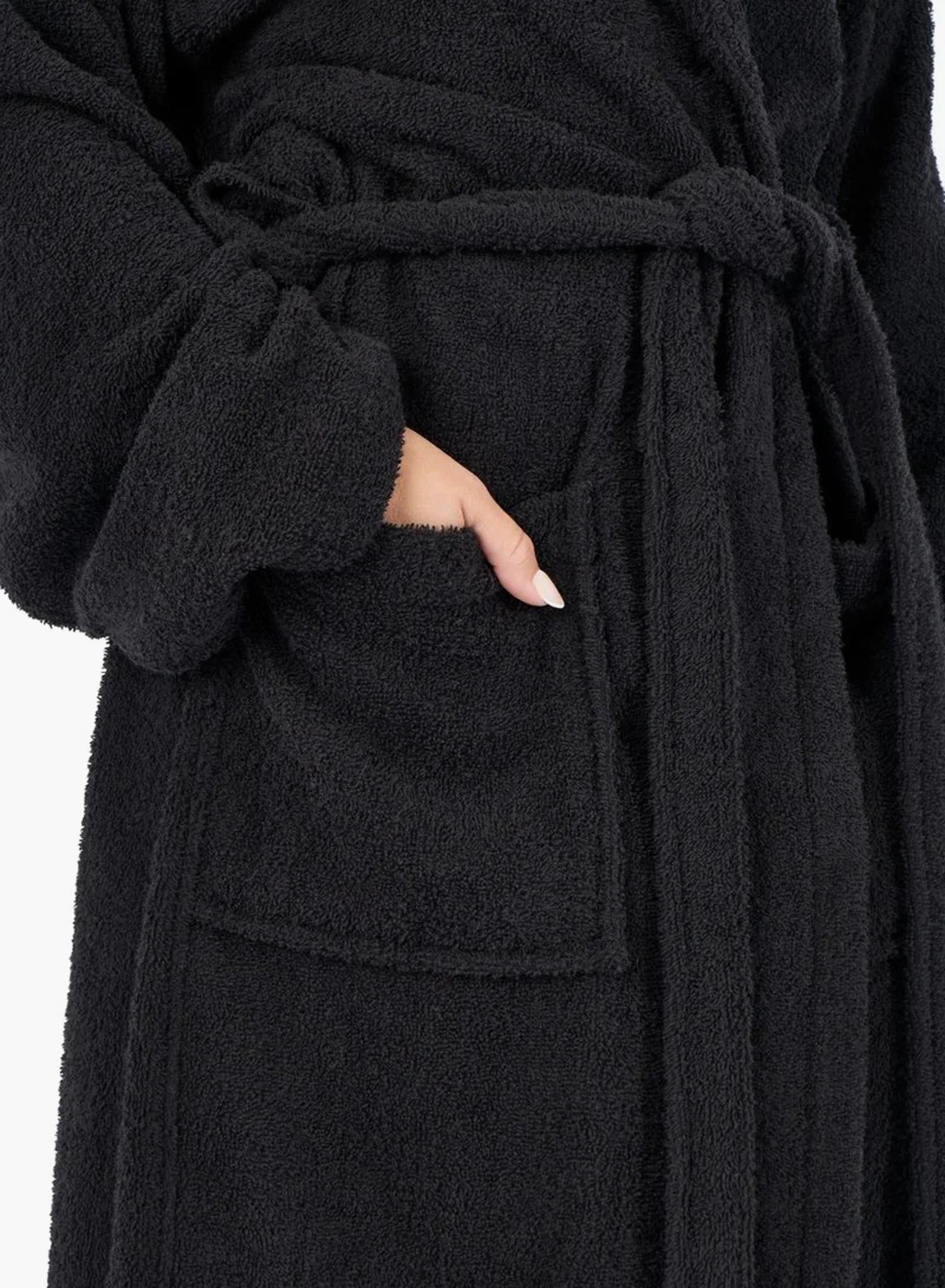 Solid Shawl Bathrobe - Large-Extra Large-household-bathandlaundry-bathlinen-towels-image-3