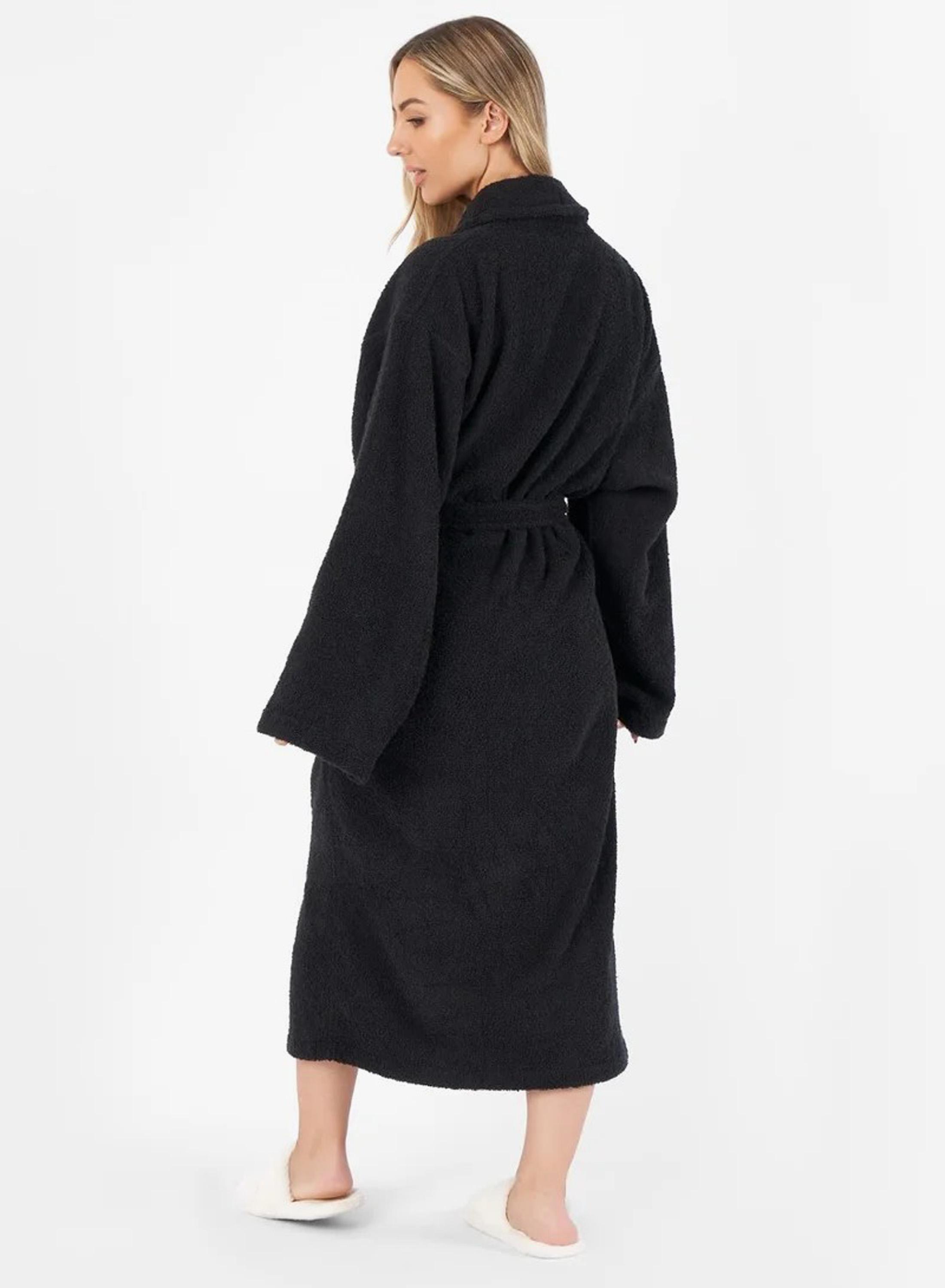 Solid Shawl Bathrobe - Small-Medium-household-bathandlaundry-bathlinen-towels-image-3