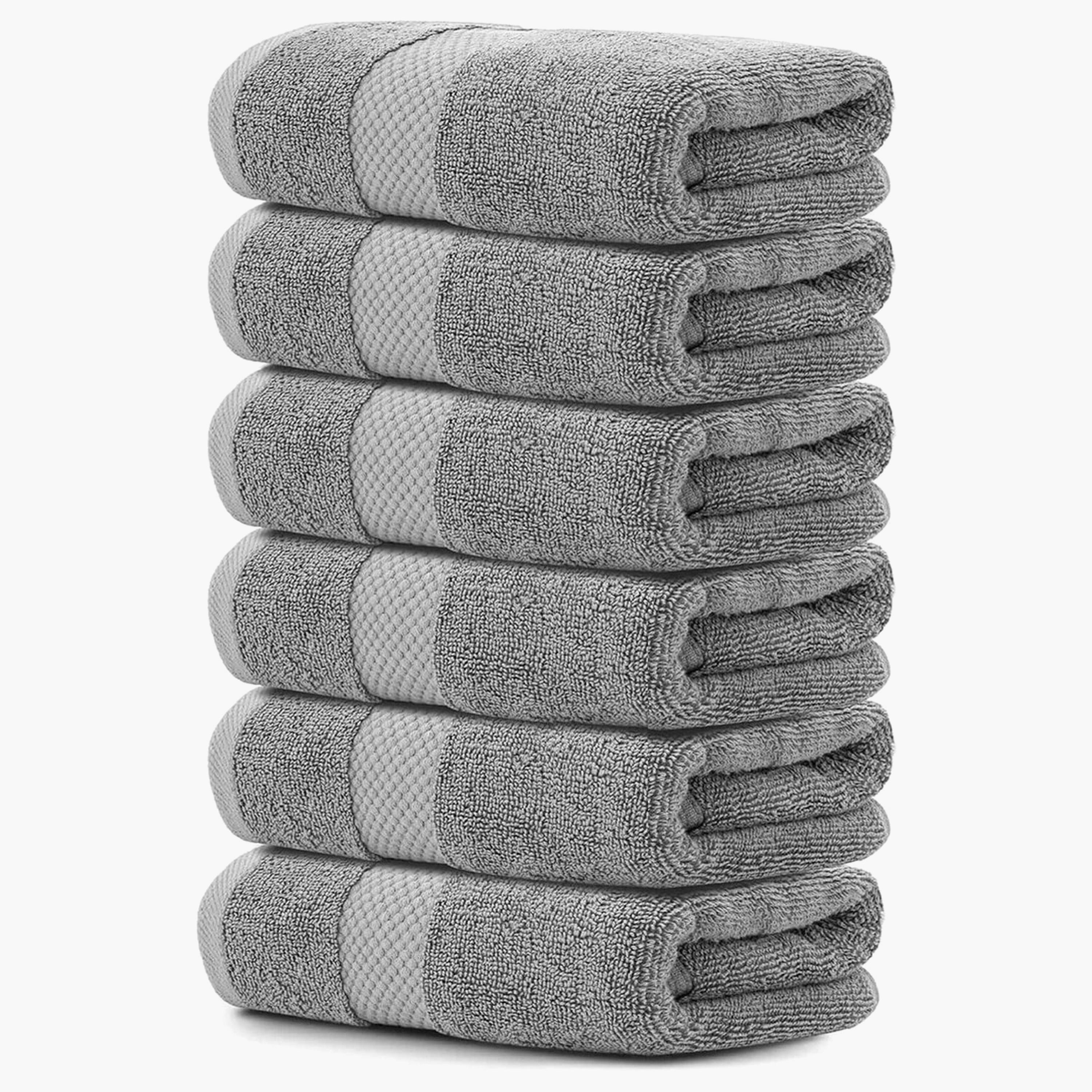 Luxury 6-Piece Hand Towel Set - 16x30 cms-household-bathandlaundry-bathlinen-towels-image-1