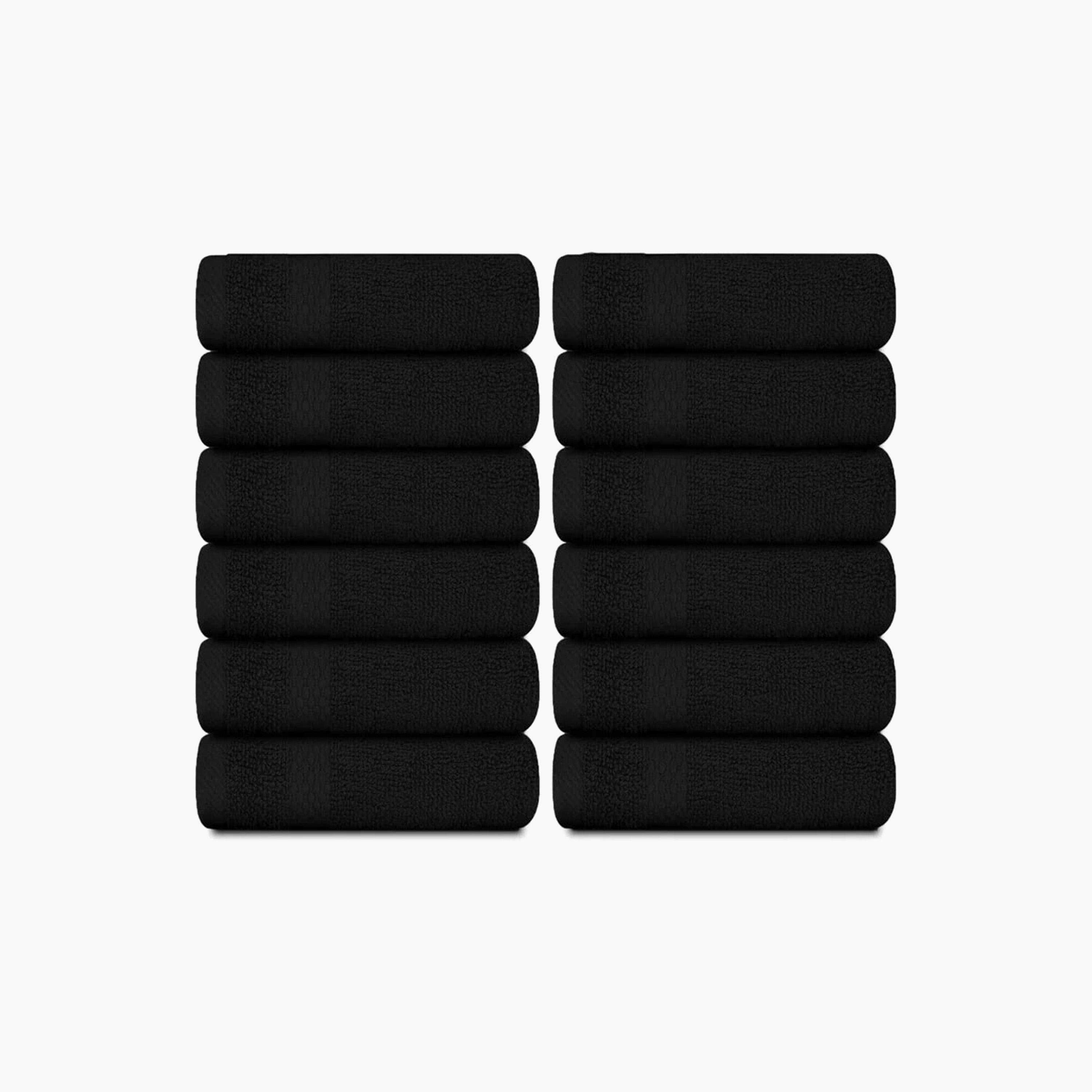 طقم مناشف وجه فاخرة 12 قطعة من ون تشيس - 33x33 سم-household-bathandlaundry-bathlinen-towels-image-1
