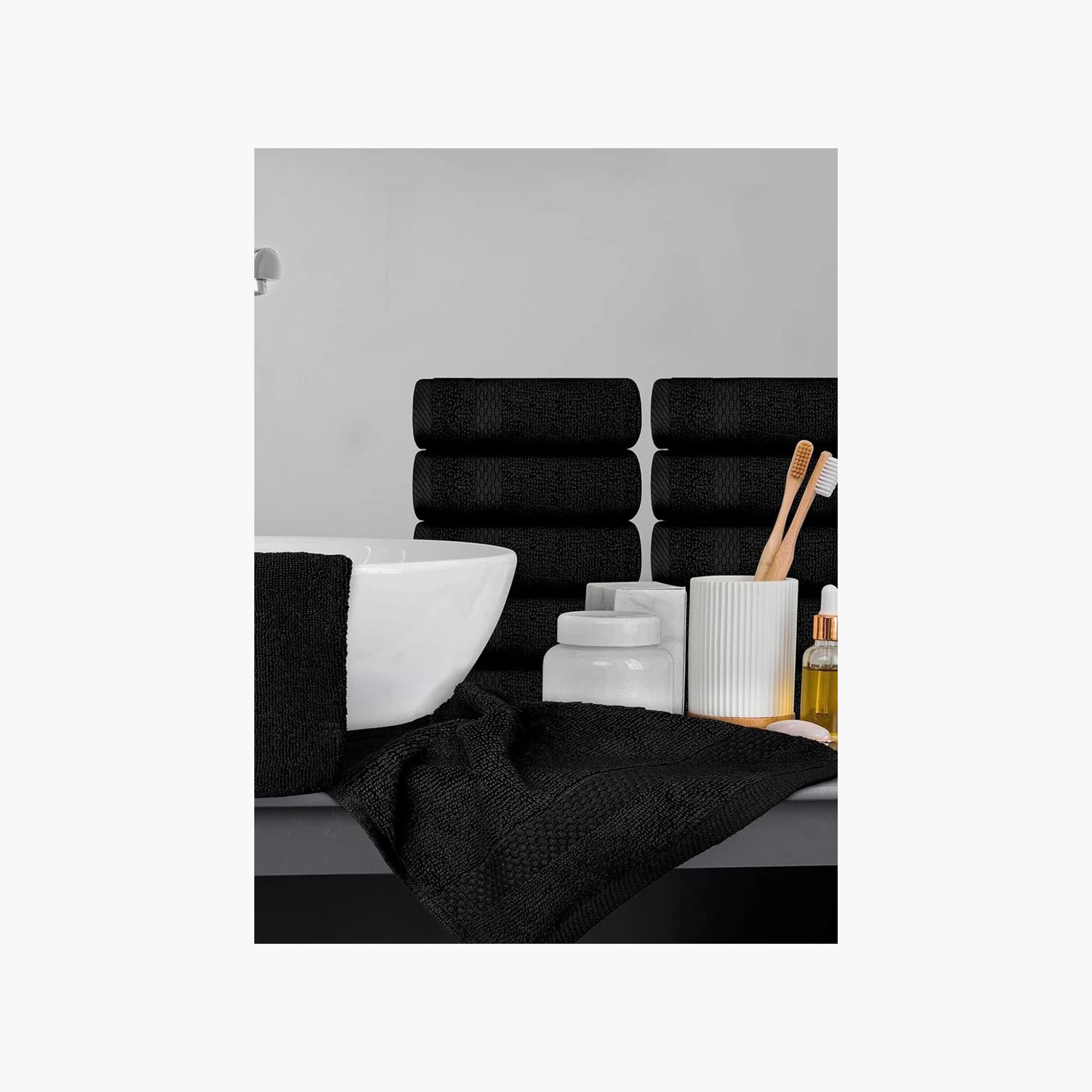 طقم مناشف وجه فاخرة 12 قطعة من ون تشيس - 33x33 سم-household-bathandlaundry-bathlinen-towels-image-2
