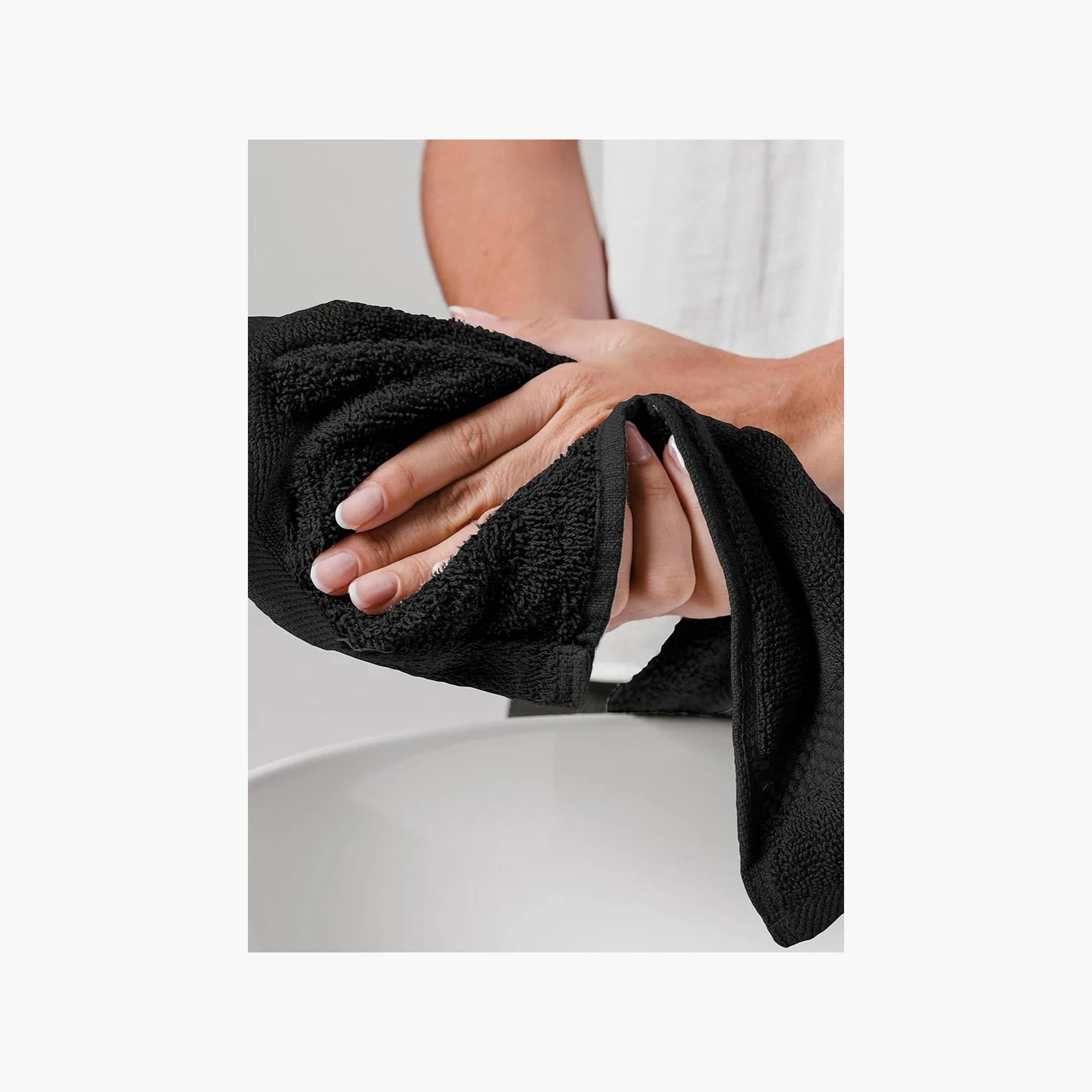 طقم مناشف وجه فاخرة 12 قطعة من ون تشيس - 33x33 سم-household-bathandlaundry-bathlinen-towels-image-3
