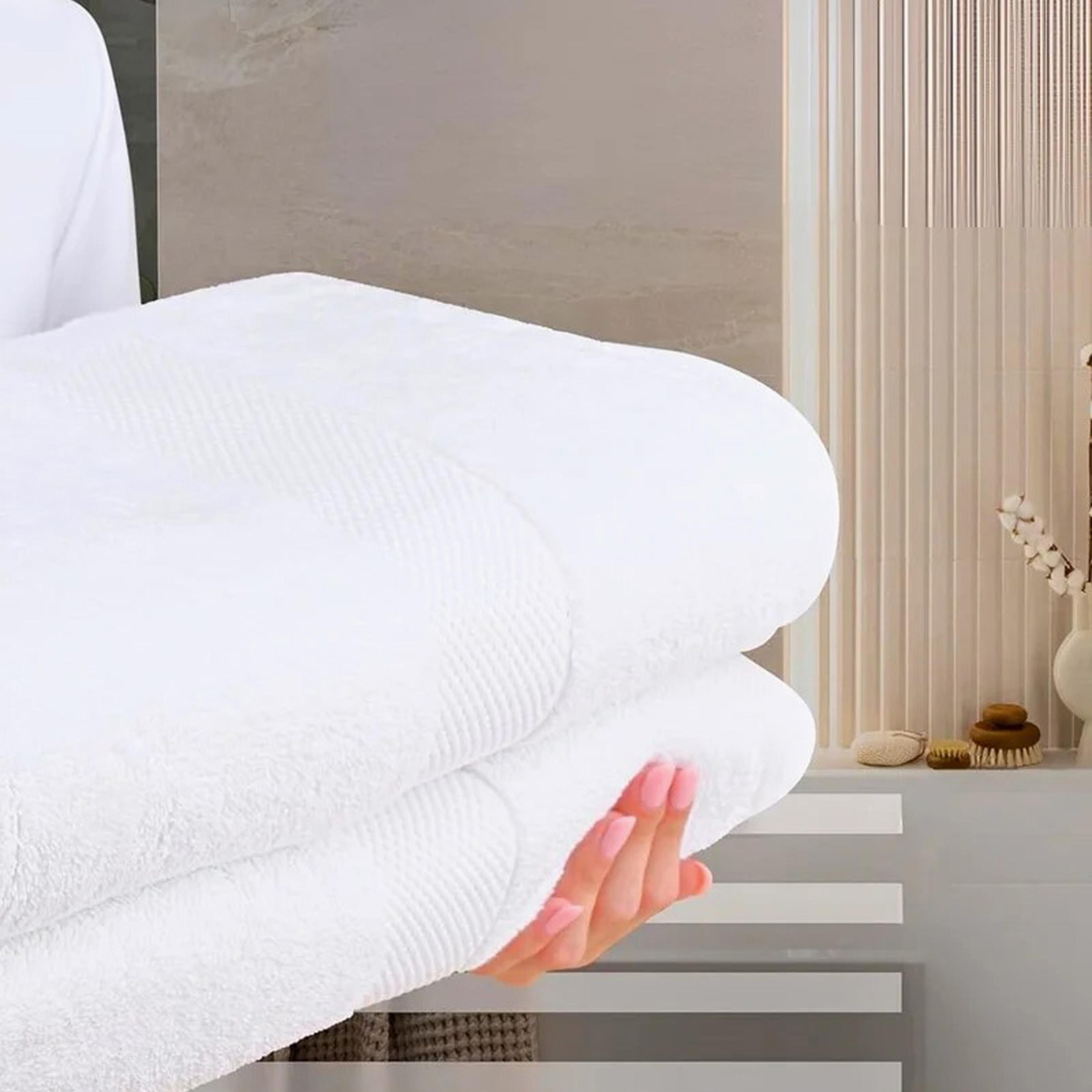 طقم مناشف حمام قطن 4 قطع من 1 تشيس - 70x140 سم-household-bathandlaundry-bathlinen-towels-image-2