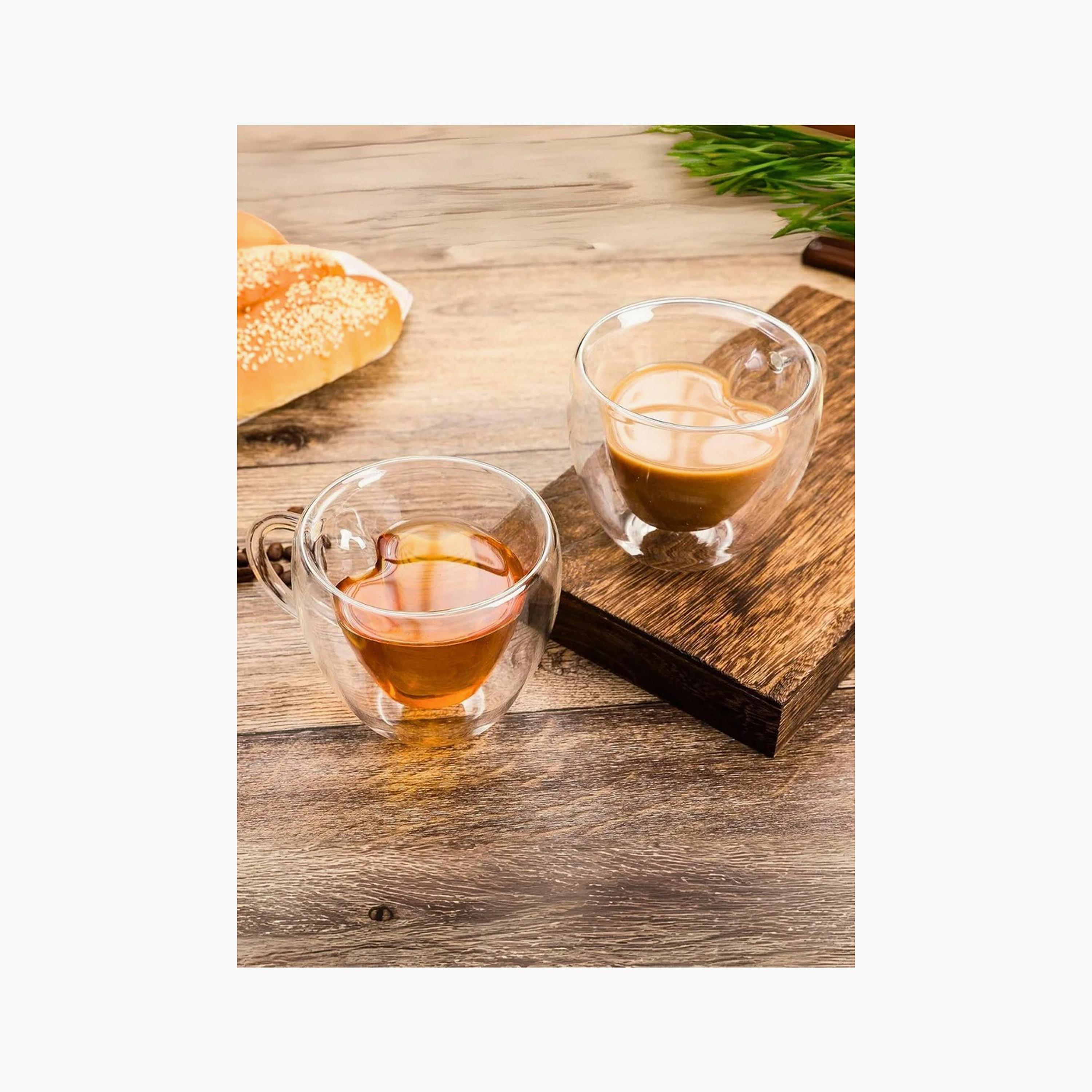 Heart Shaped Double Wall Glass Coffee Mug with Handle - 250 ml-household-dining-teaandcoffee-mugsandcups-image-2