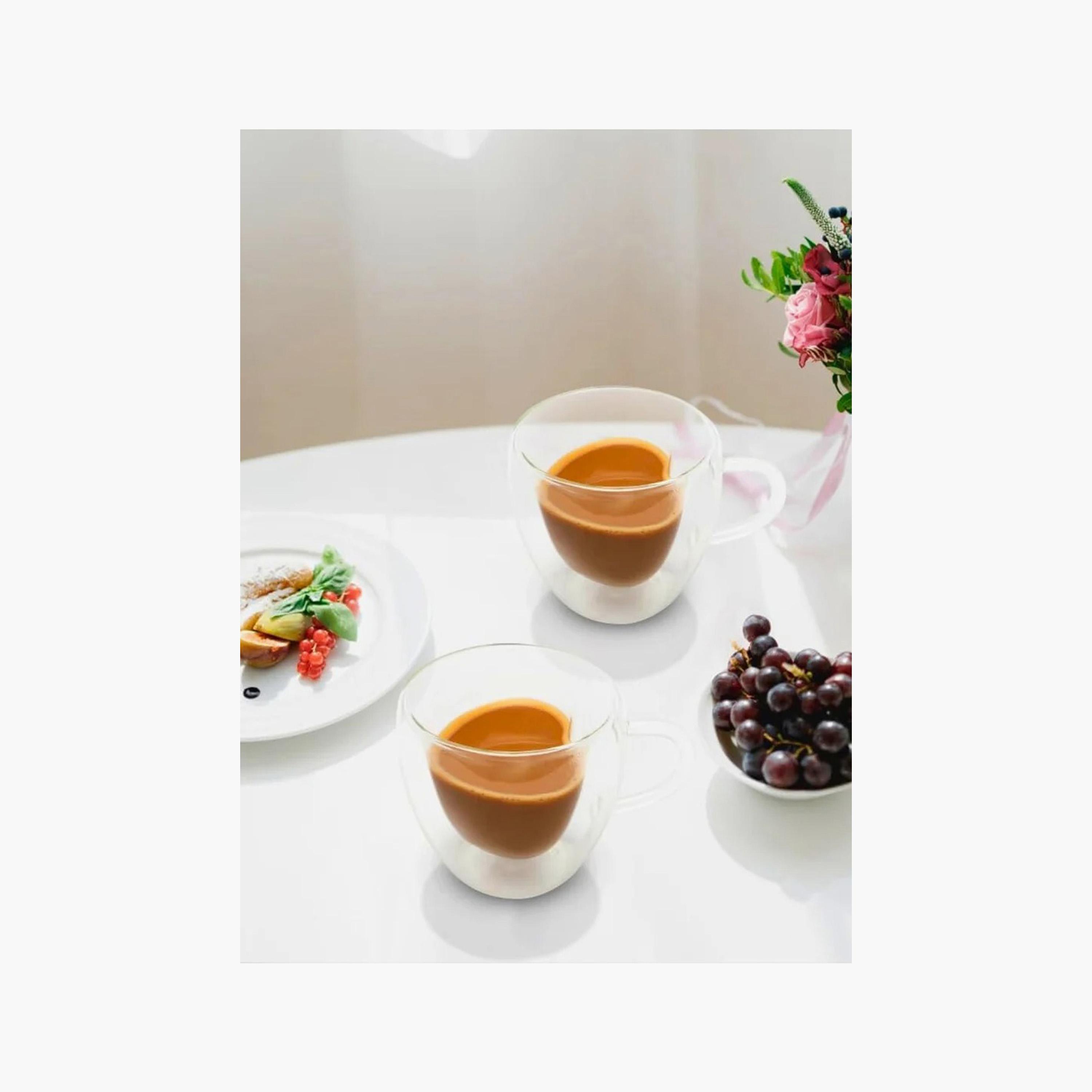 Heart Shaped Double Wall Glass Coffee Mug with Handle - 250 ml-household-dining-teaandcoffee-mugsandcups-image-3