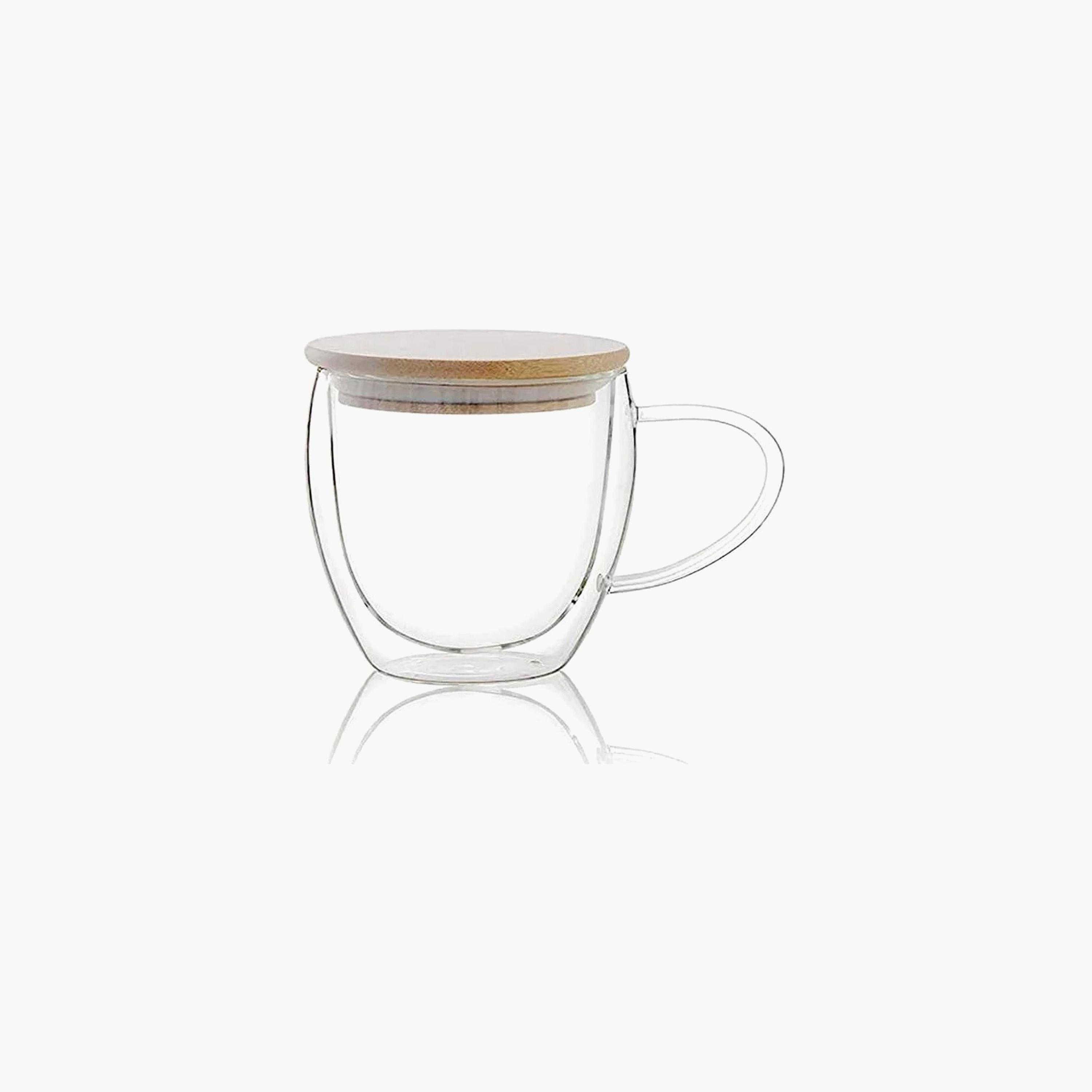 Double Wall 2-Piece Glass Coffee Cup Set - 250 ml-household-dining-teaandcoffee-mugsandcups-image-1