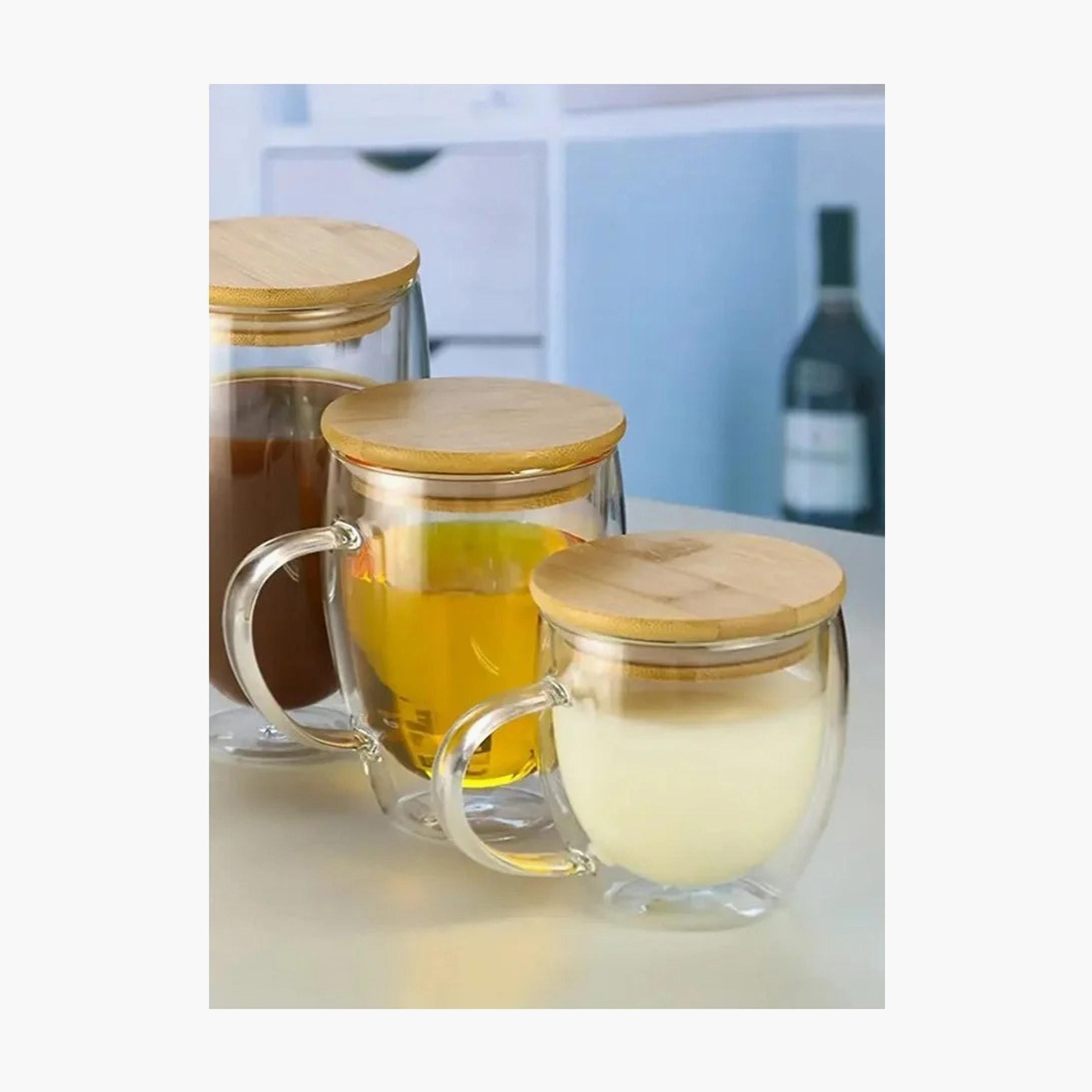 Double Wall 2-Piece Glass Coffee Cup Set - 250 ml-household-dining-teaandcoffee-mugsandcups-image-3