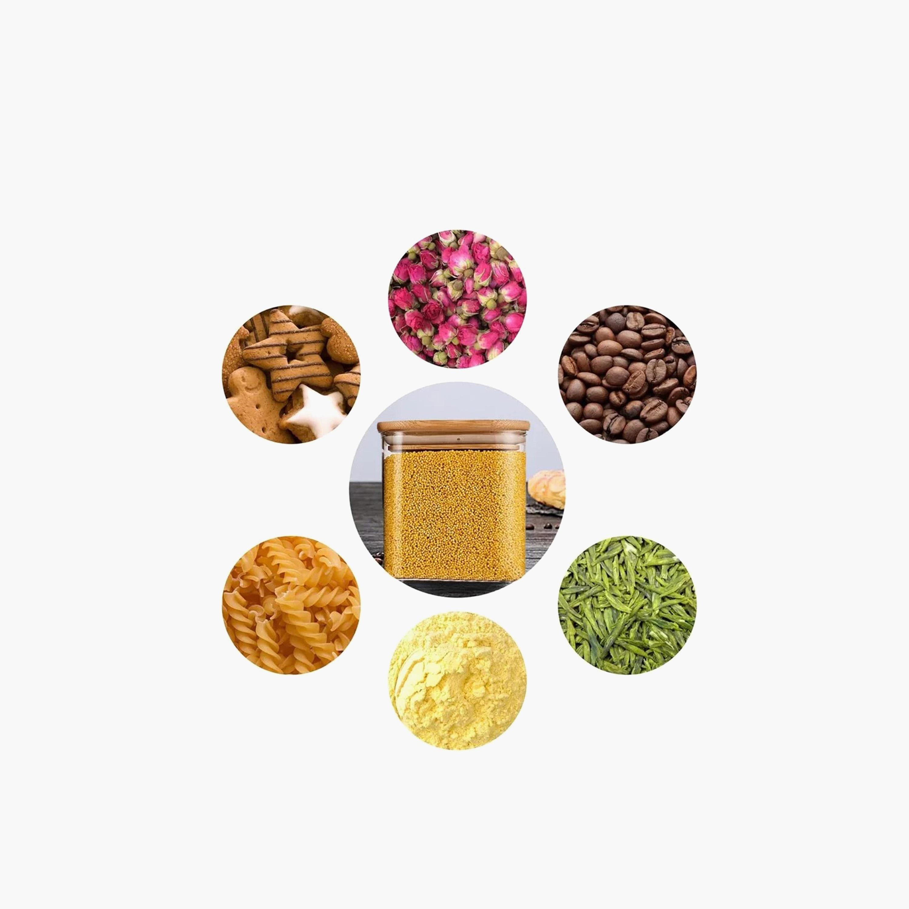 Borosilicate Glass 2-Piece  Storage Jar with Bamboo Lid - 900 ml-household-kitchen-foodstorage-canistersandjars-image-4
