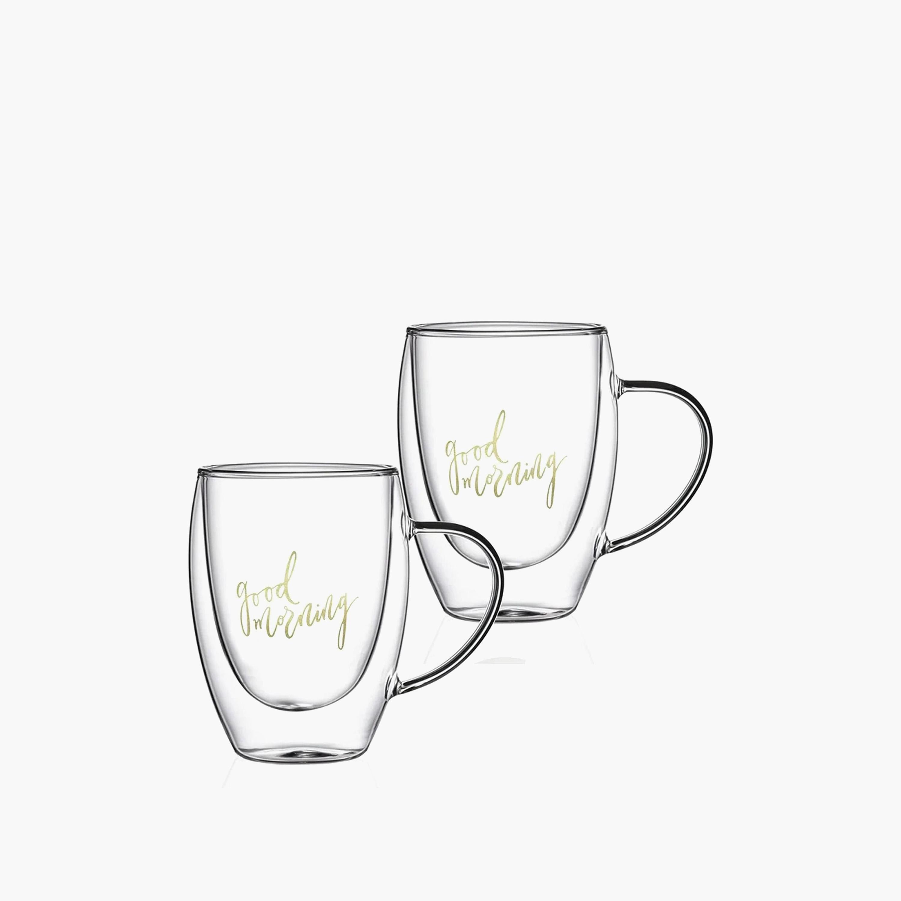 Printed 2-Piece Double Wall Glass Mug Set - 350 ml-household-dining-teaandcoffee-mugsandcups-image-1
